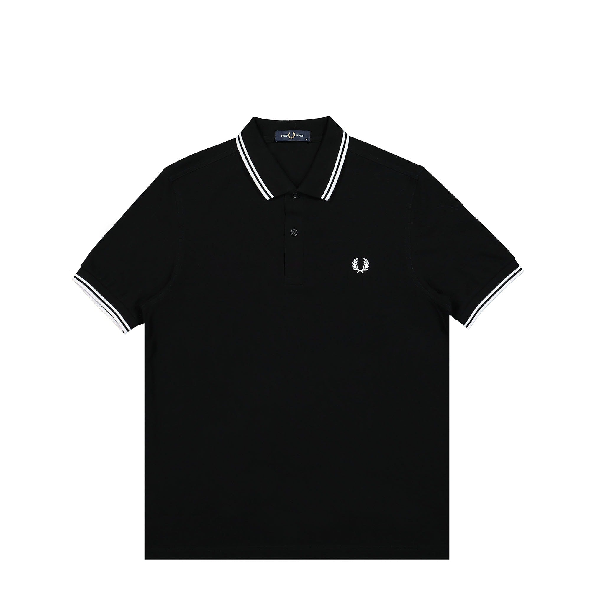 Fred Perry Twin Tipped Fred Perry Shirt Black Shirts M3600 350 | Overkill