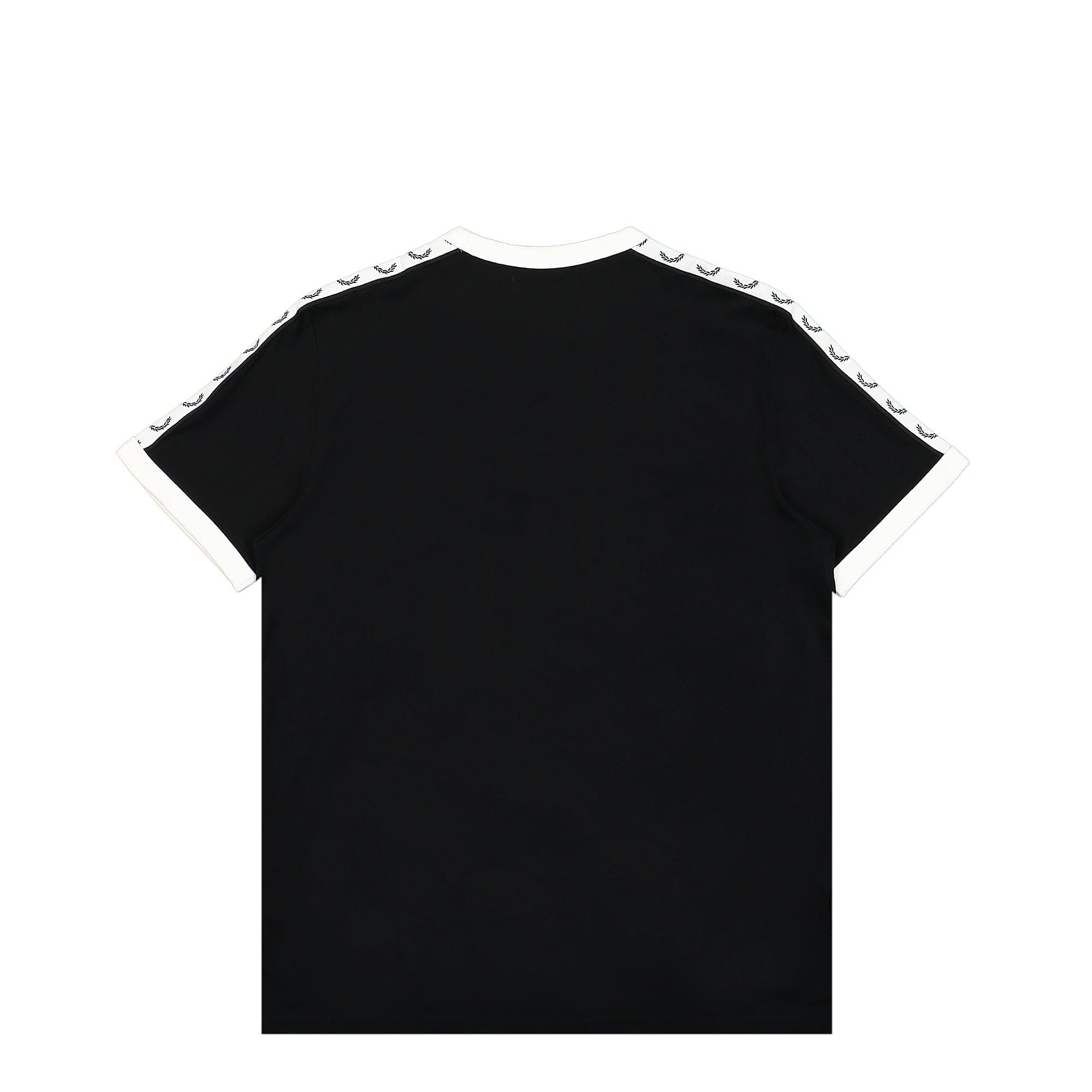 Fred Perry Taped Ringer T-Shirt Black T-Shirts Material | Overkill