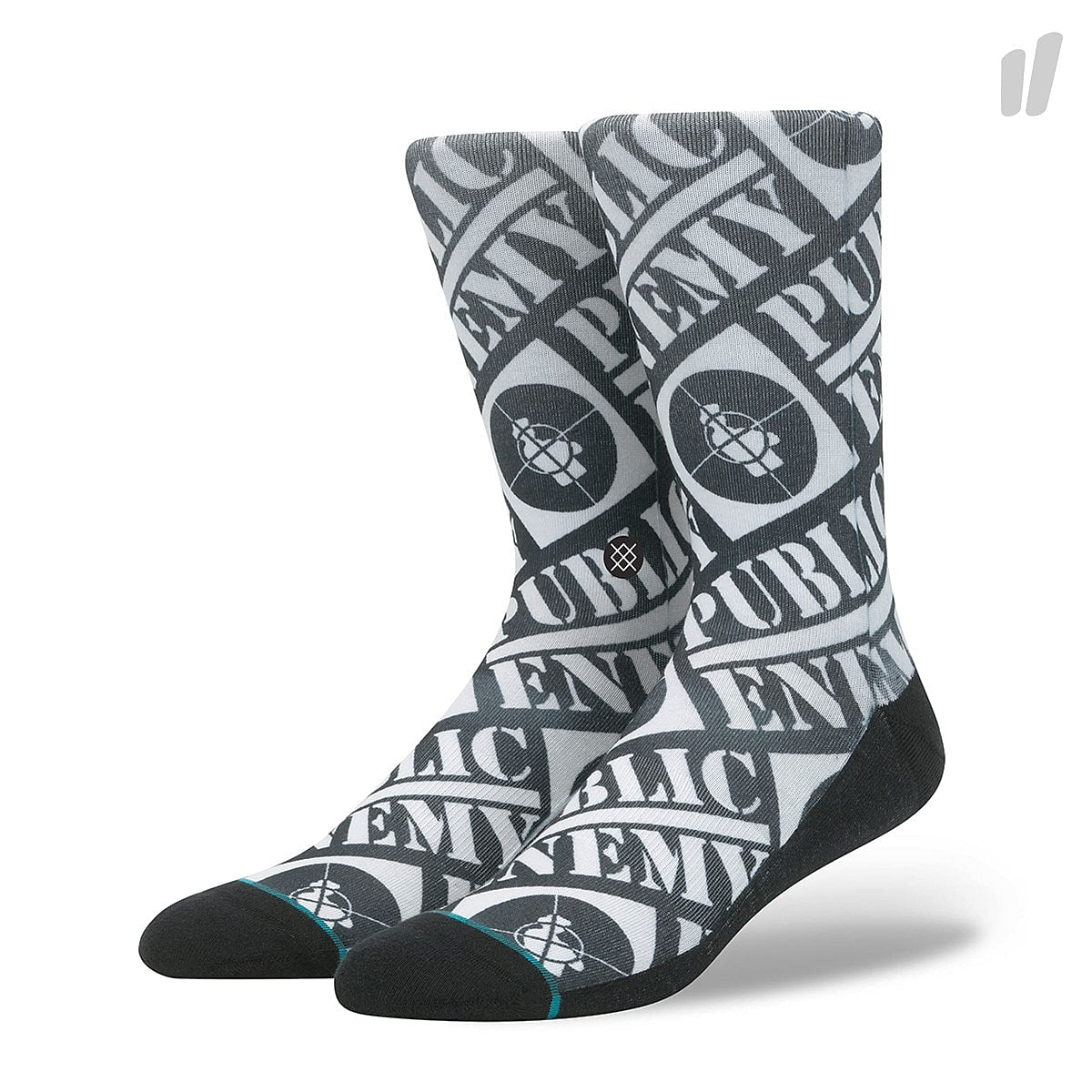 Stance Public Enemy Socks Black Socks M545B17PUB-BLK | Overkill