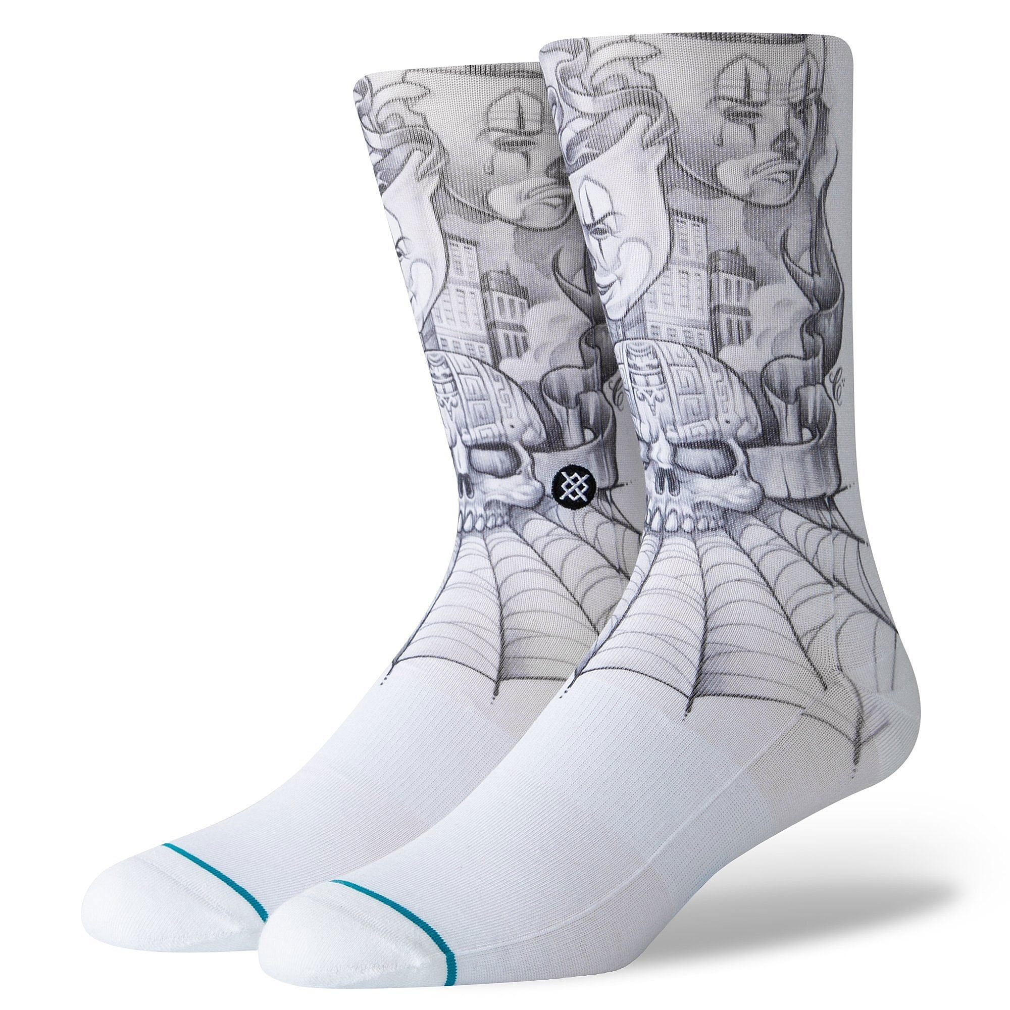 Stance Toonz Socks White Socks M545B19TOO-WHT | Overkill