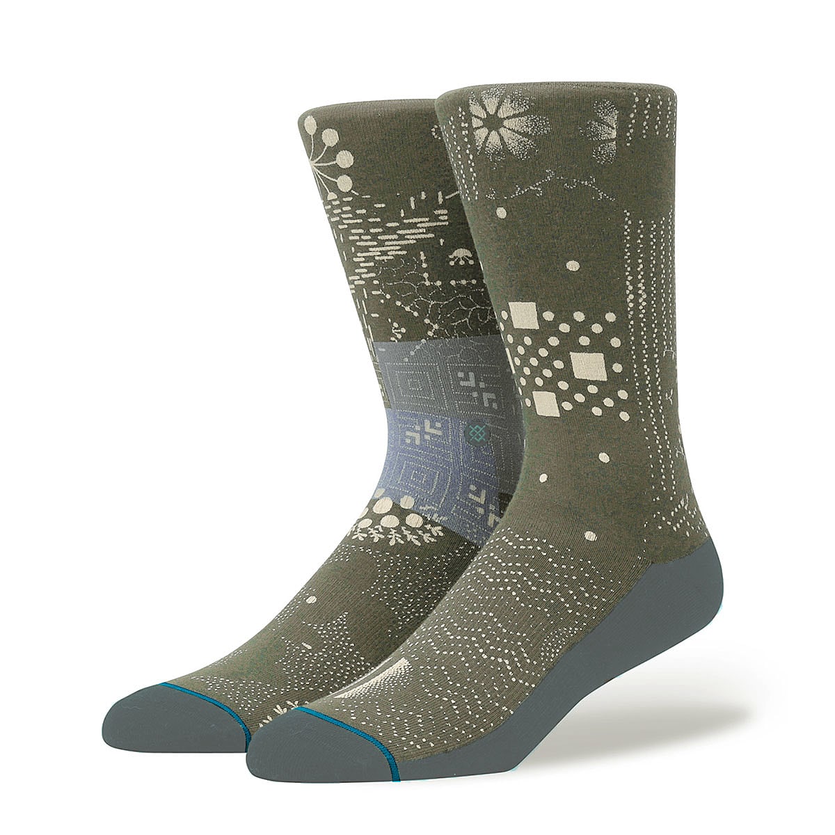 Stance Indikon Socks Green Socks M545C16IND-GRN | Overkill