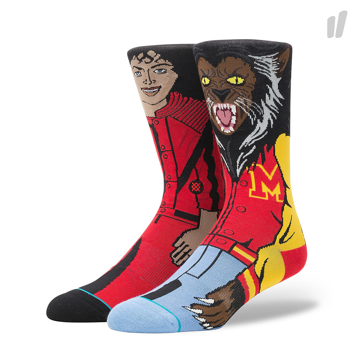 Stance Michael Jackson Socks Red Socks M545D17MIC-RED | Overkill