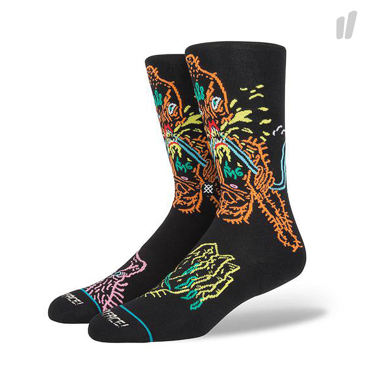 Stance Neckface Nailz Socks Black Socks M545D17NEC-BLK | Overkill
