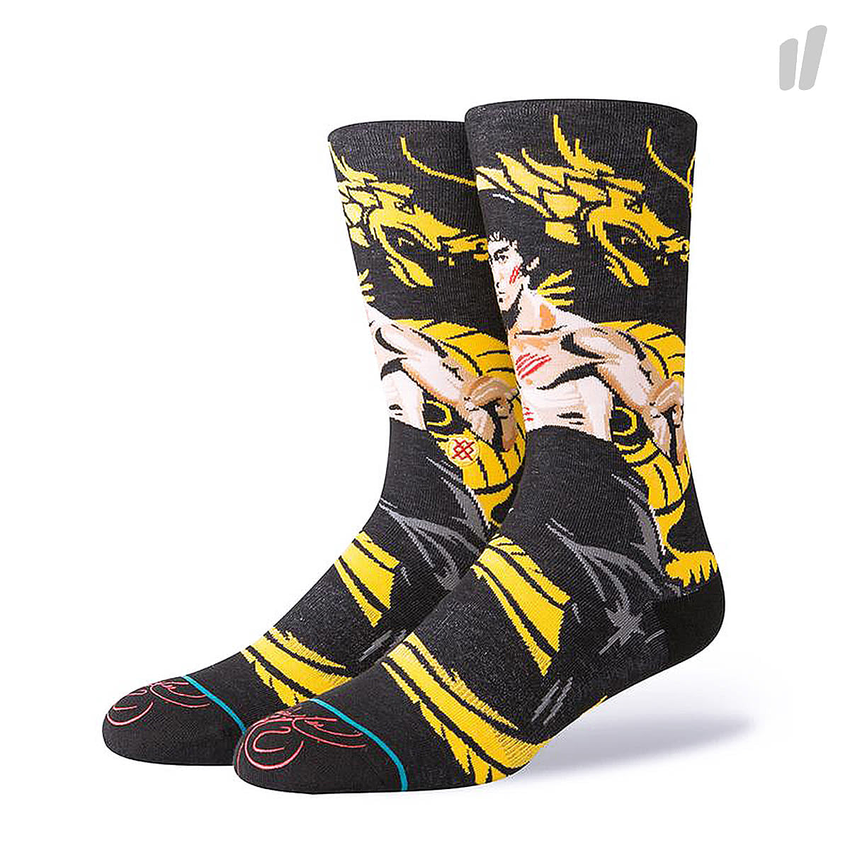 Stance Dragon Socks Black Socks M545D18FRA-BLK | Overkill