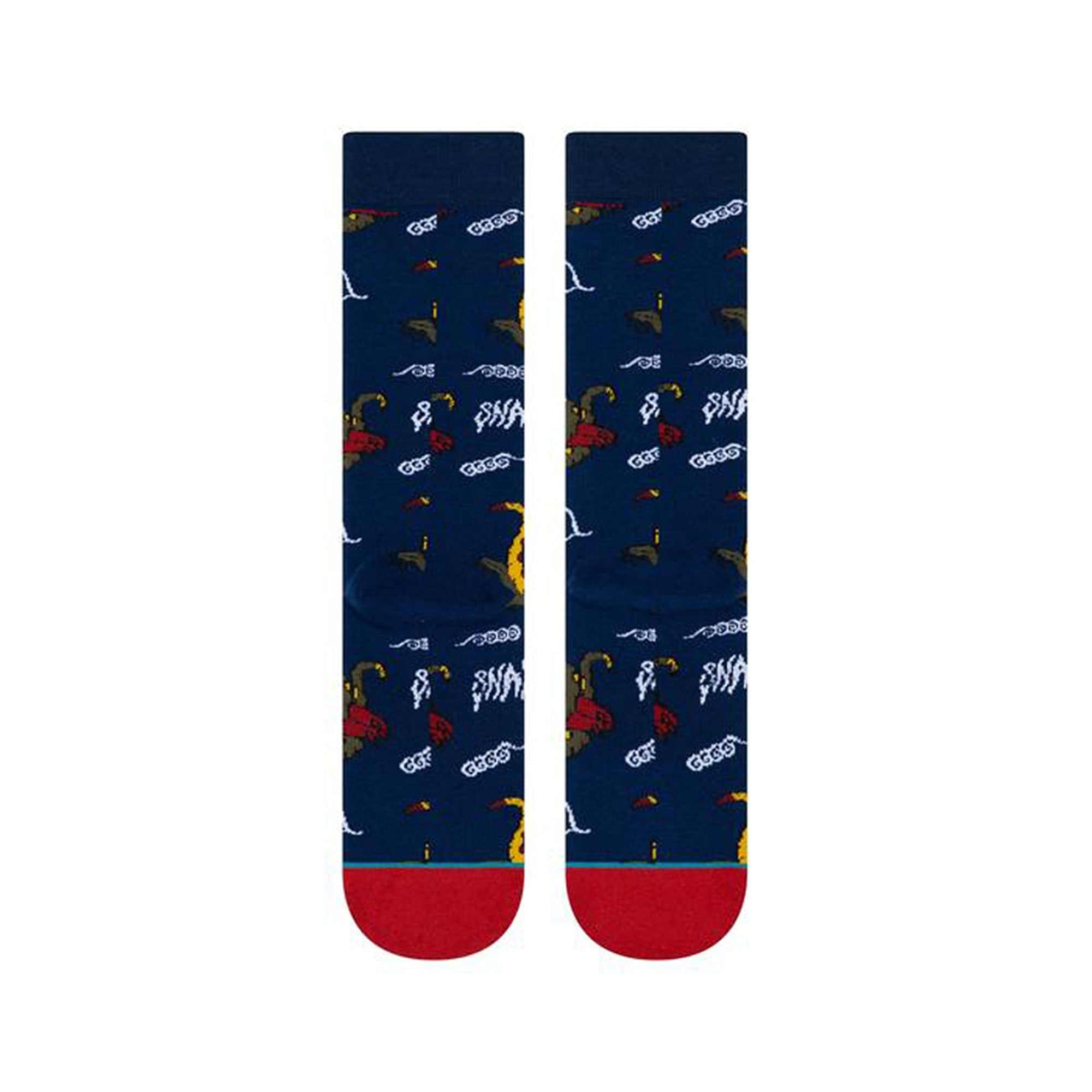Stance Get Snaked Socks Navy Socks Close-up | Overkill