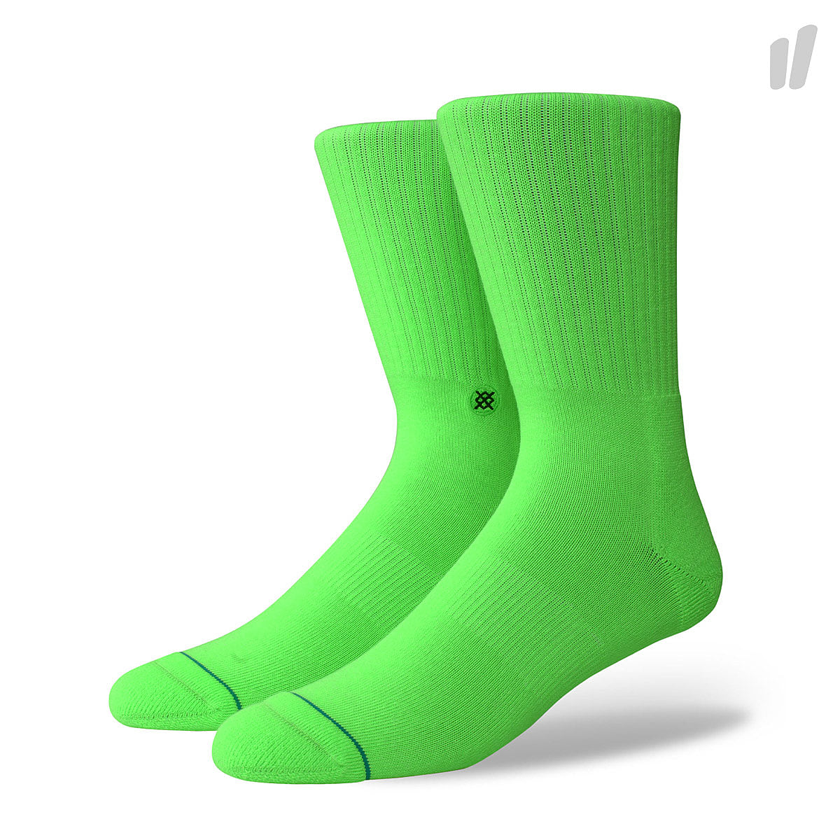 Stance Icon Anthem Socks Florescent Green Socks M556A18ICO-FGRN | Overkill