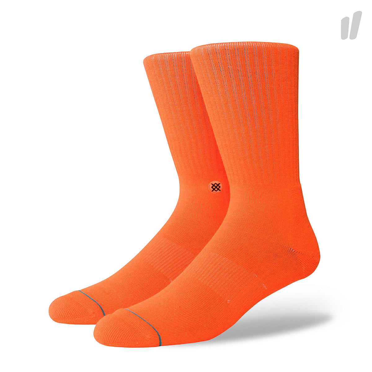 Stance Icon Anthem Socks Florescent Orange Socks M556A18ICO-FORA | Overkill