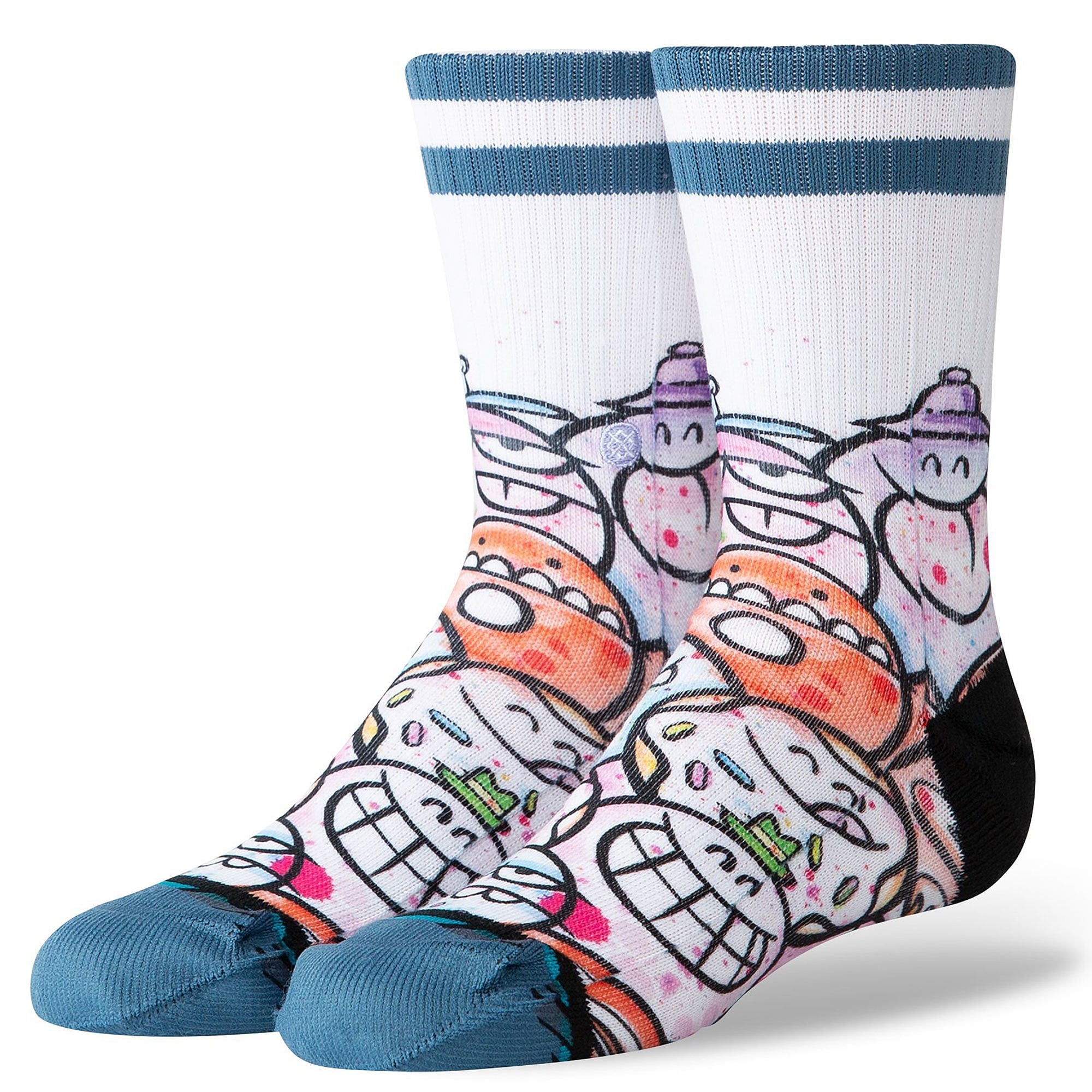 Stance Kevin Lyons x Stance Why The Face Socks Multicolor Socks M556B19WHY-MUL | Overkill