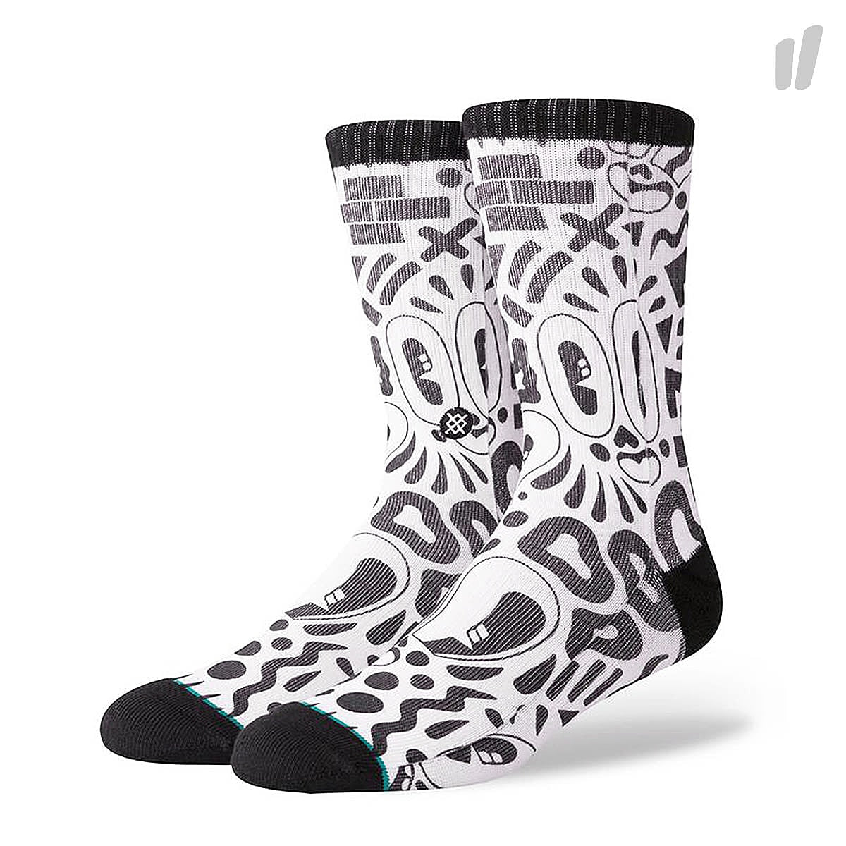 Stance Hattie Eyes Socks Black Socks M556D18HAT-BLK | Overkill