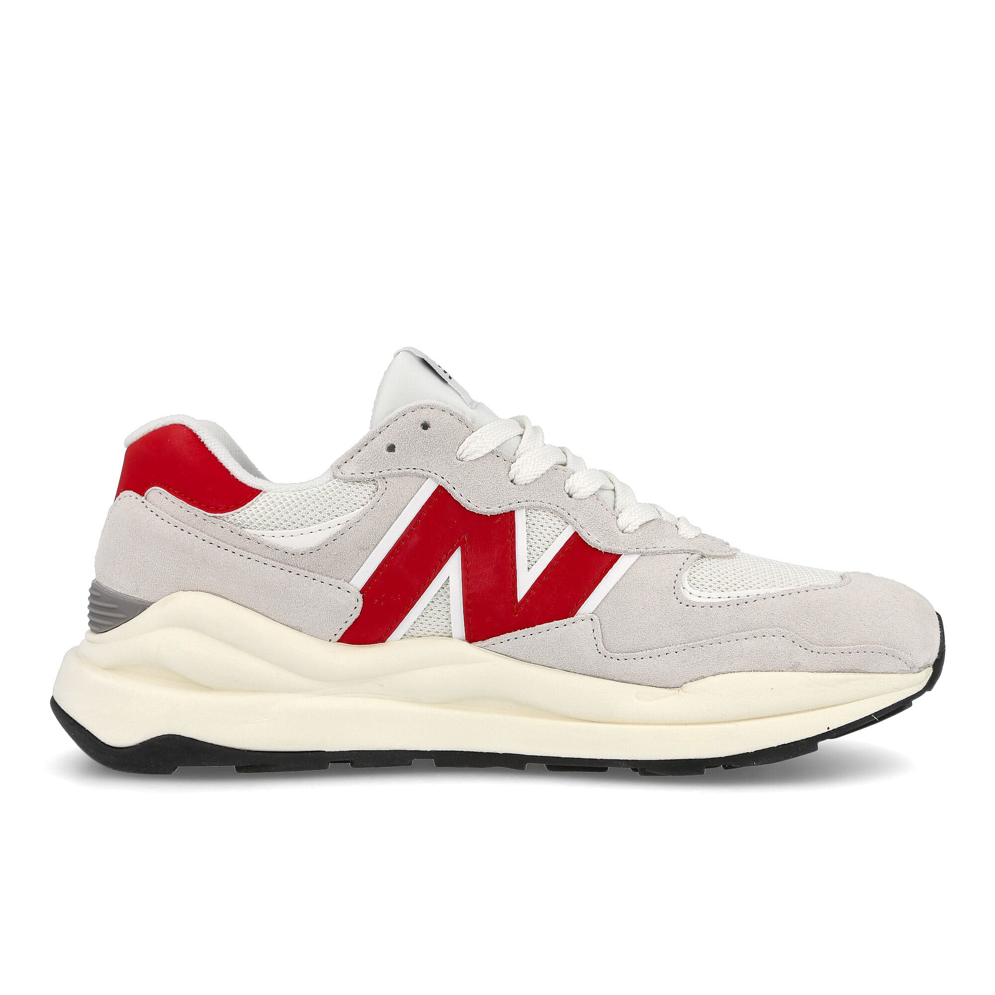 New Balance 57/40 Beige-Grey-Red Low Top Sneakers Silhouette | Overkill