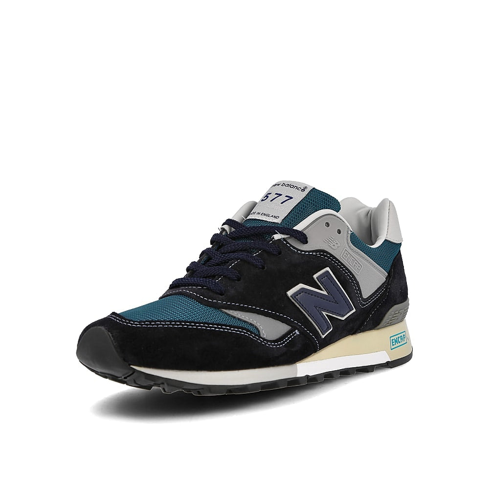 New Balance m 577 orc Navy-Grey Low Top Sneakers Close Up | Overkill