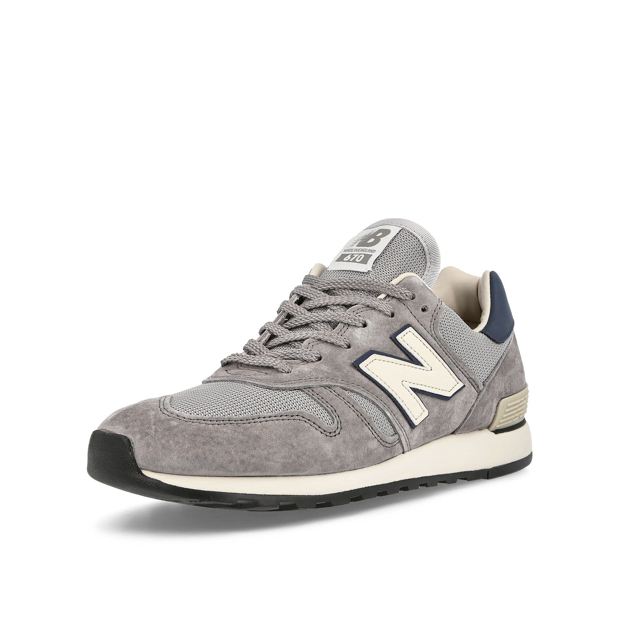 New Balance m670ukf Grey Low Top Sneakers Close Up | Overkill