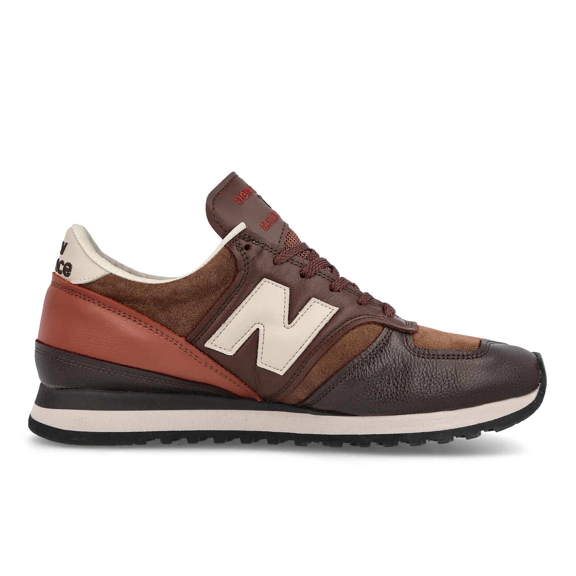 New Balance M730GBI French Roast / Feather Gray Low Top Sneakers Silhouette | Overkill
