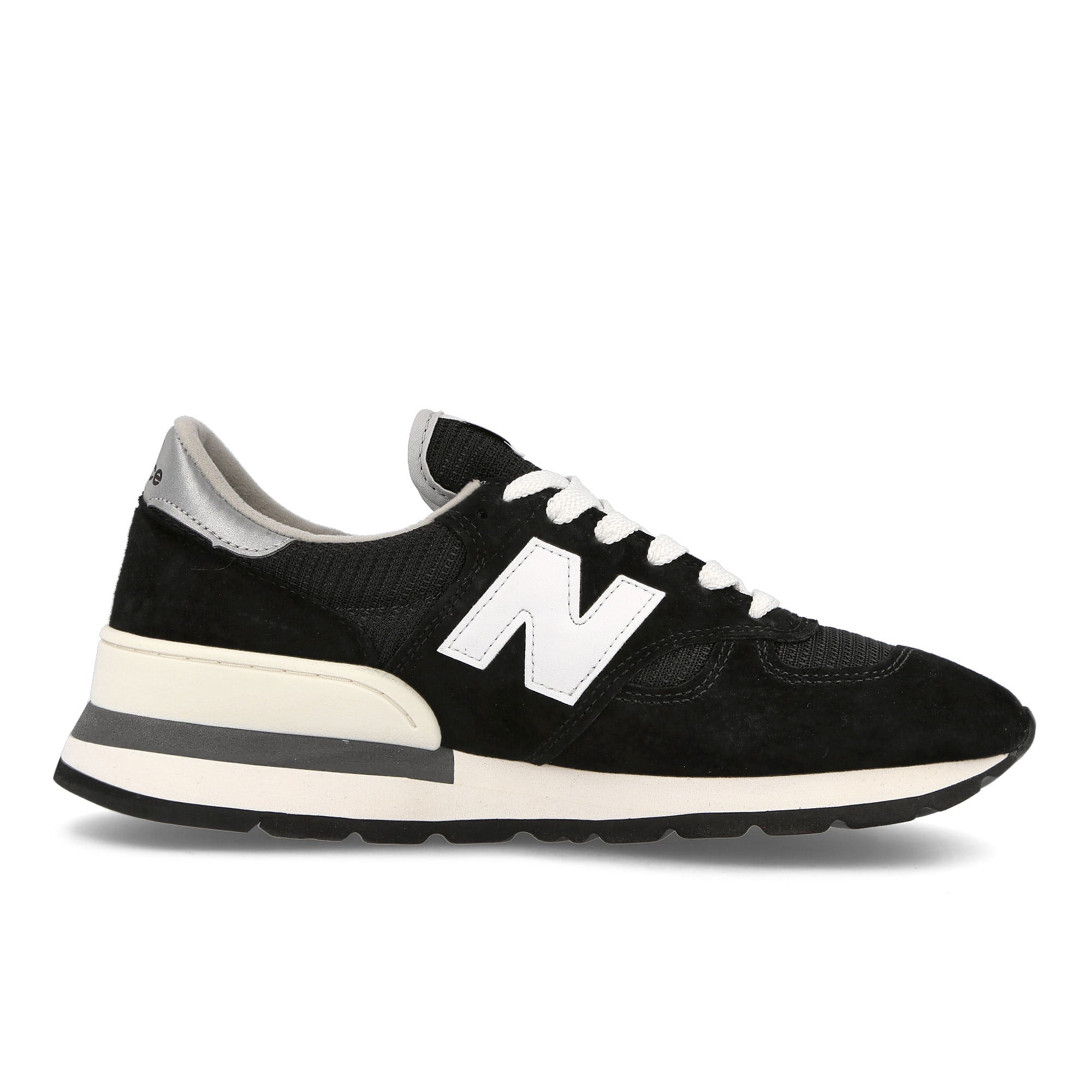 New Balance m990bk1 Black Low Top Sneakers Silhouette | Overkill
