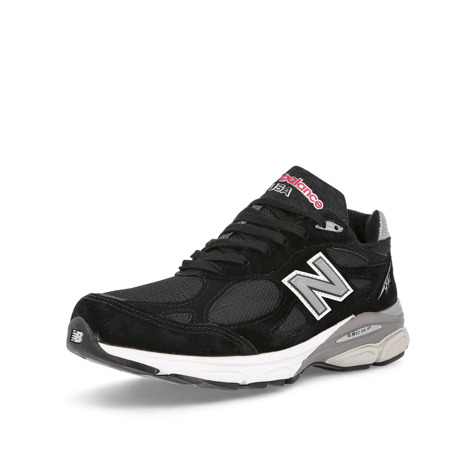 New Balance m990bs3 Black Low Top Sneakers Close Up | Overkill