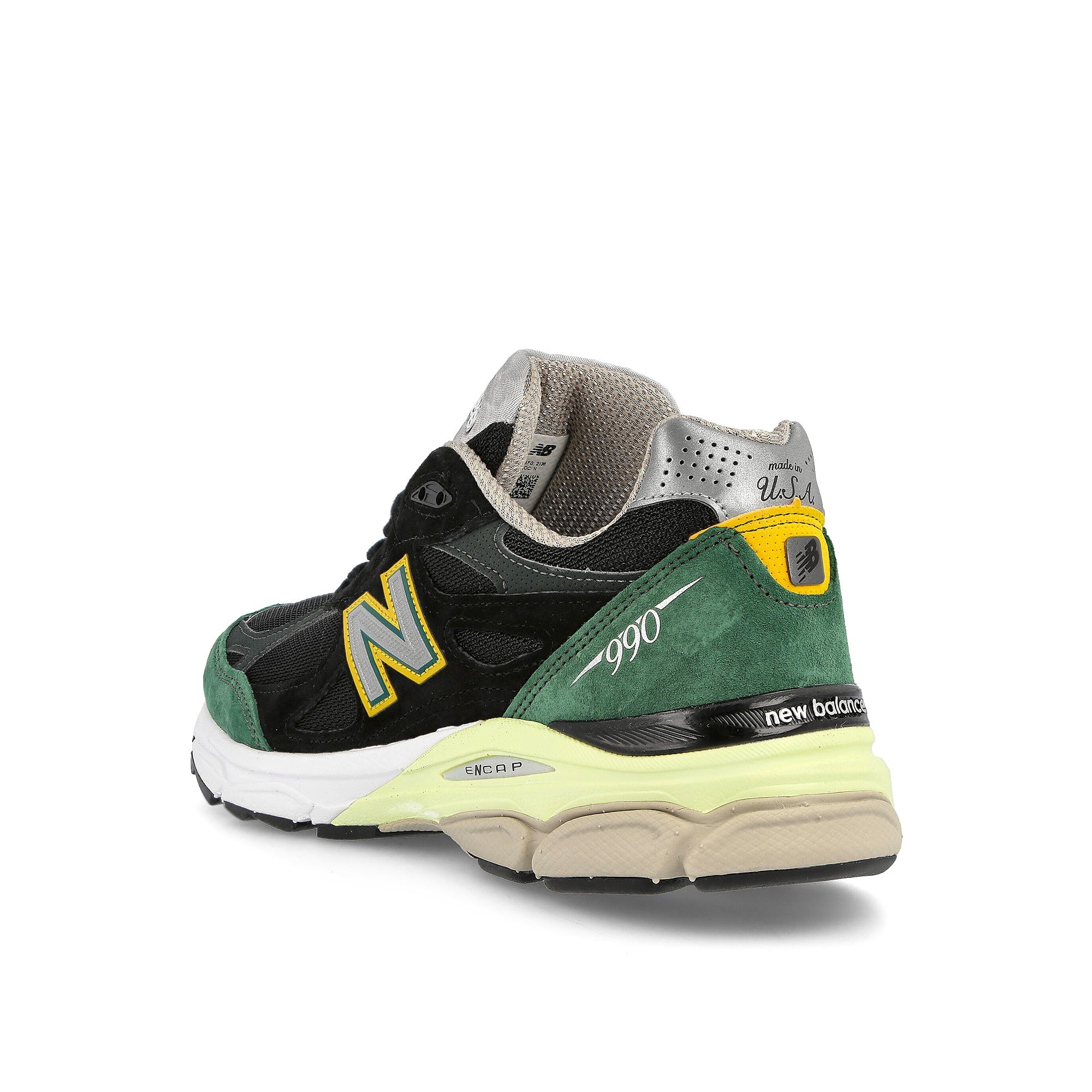 New Balance m 990 cp3-42.5 Black Low Top Sneakers Material | Overkill