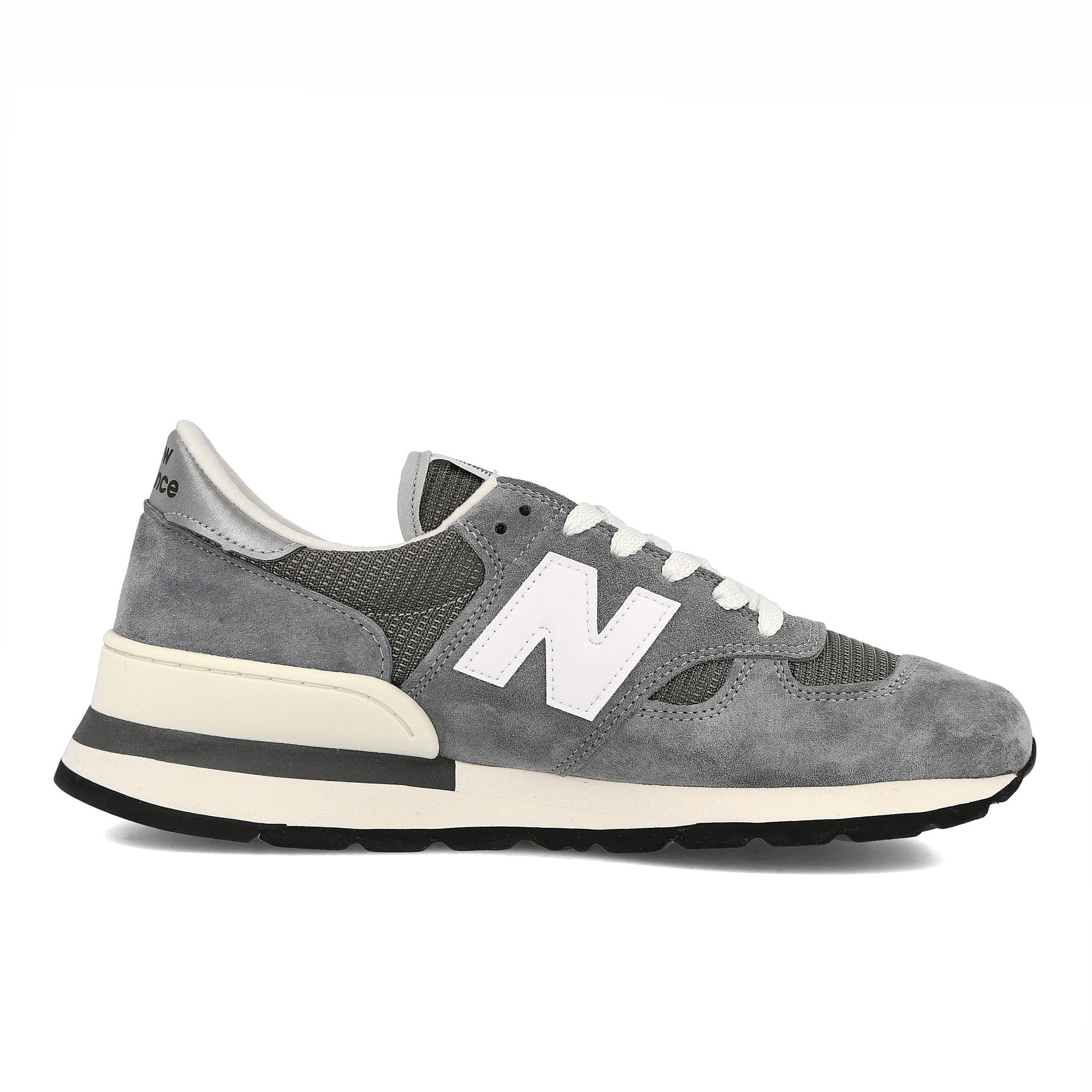 New Balance m990gr1 Grey-White Low Top Sneakers Silhouette | Overkill