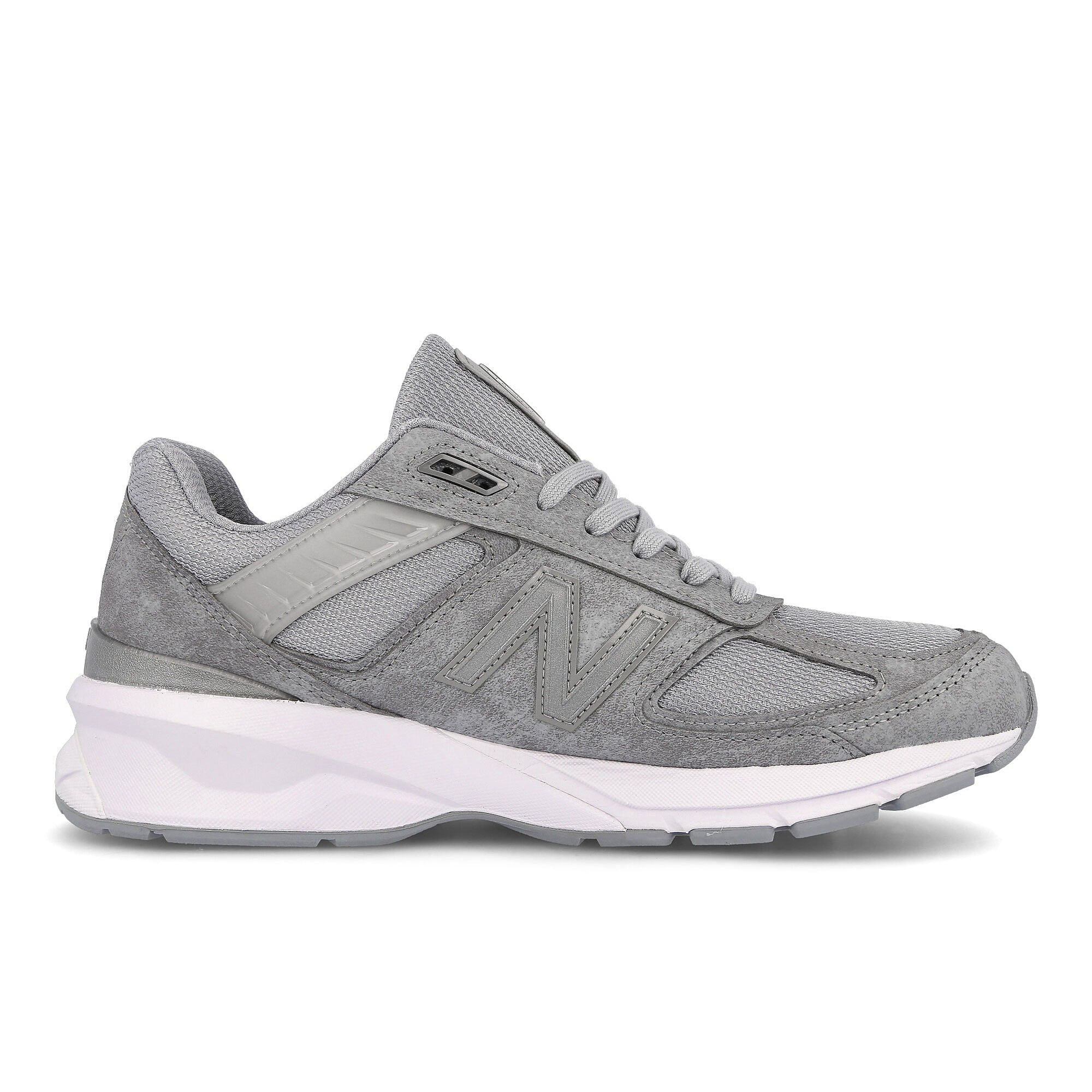New Balance 990 vegan Grey-White Low Top Sneakers Silhouette | Overkill