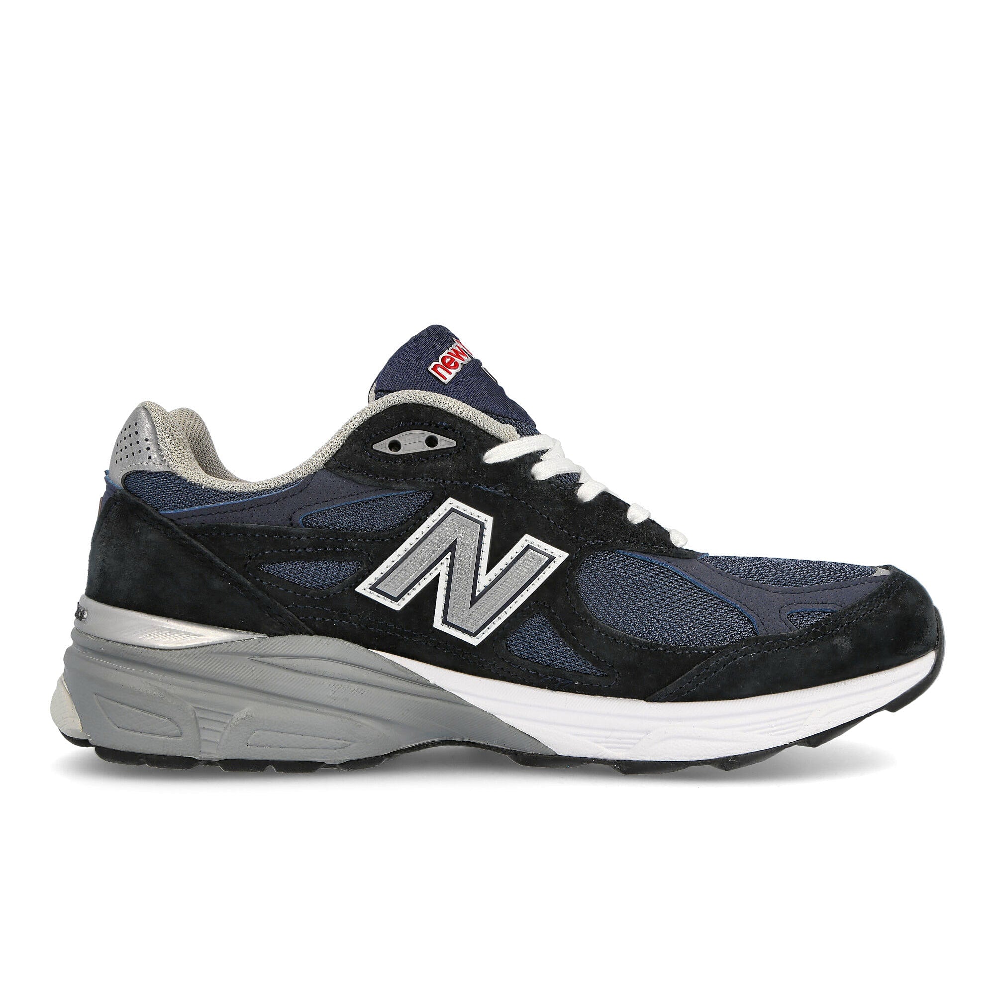 New Balance M990NB3 Dark Navy-Grey Low Top Sneakers Silhouette | Overkill