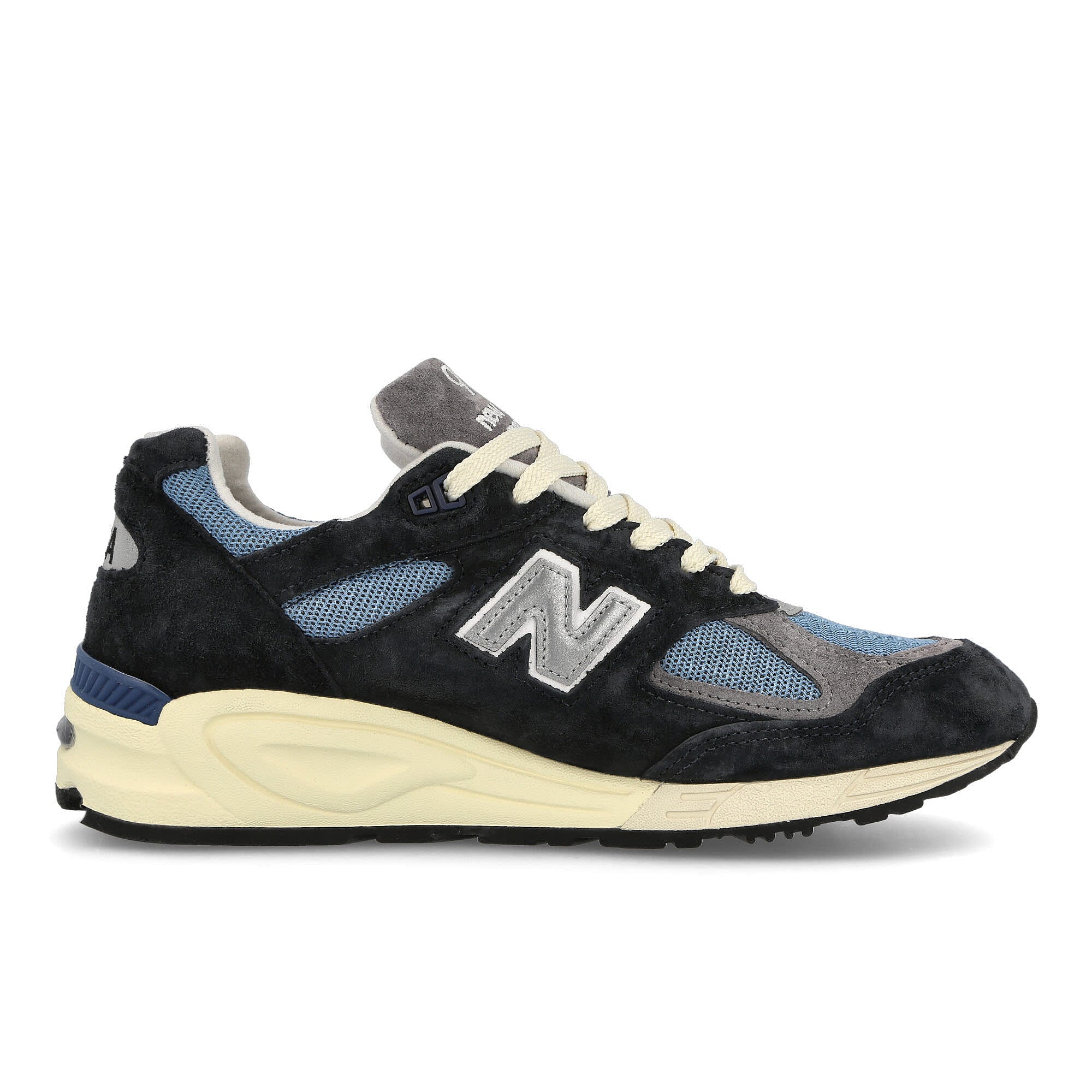 New Balance m990tb2 Navy-Castlerock Low Top Sneakers Silhouette | Overkill