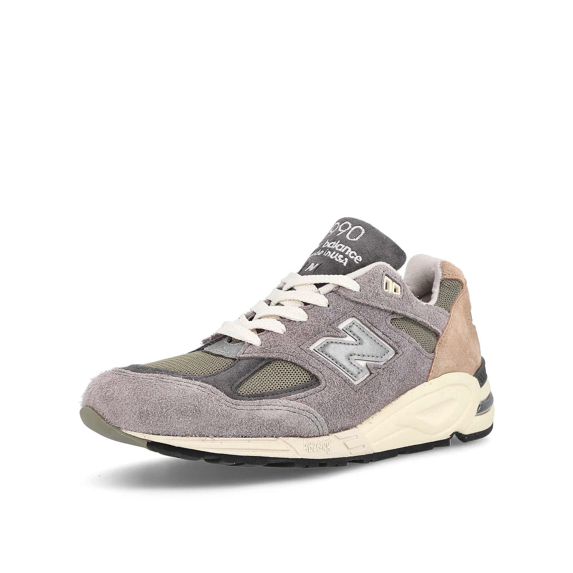New Balance m990td2 Grey Low Top Sneakers Close Up | Overkill