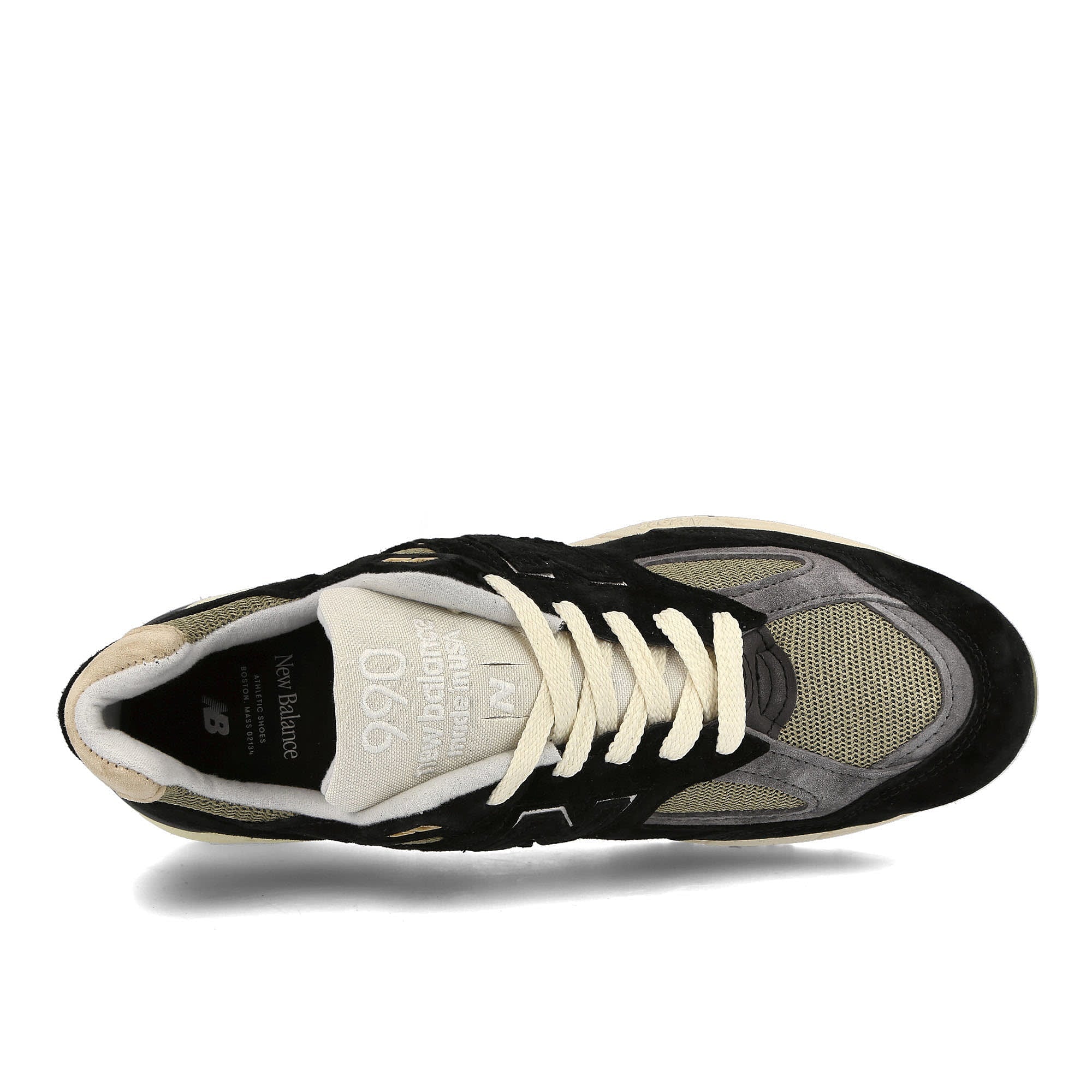 New Balance m990te2 Black-White Low Top Sneakers Detailfoto | Overkill