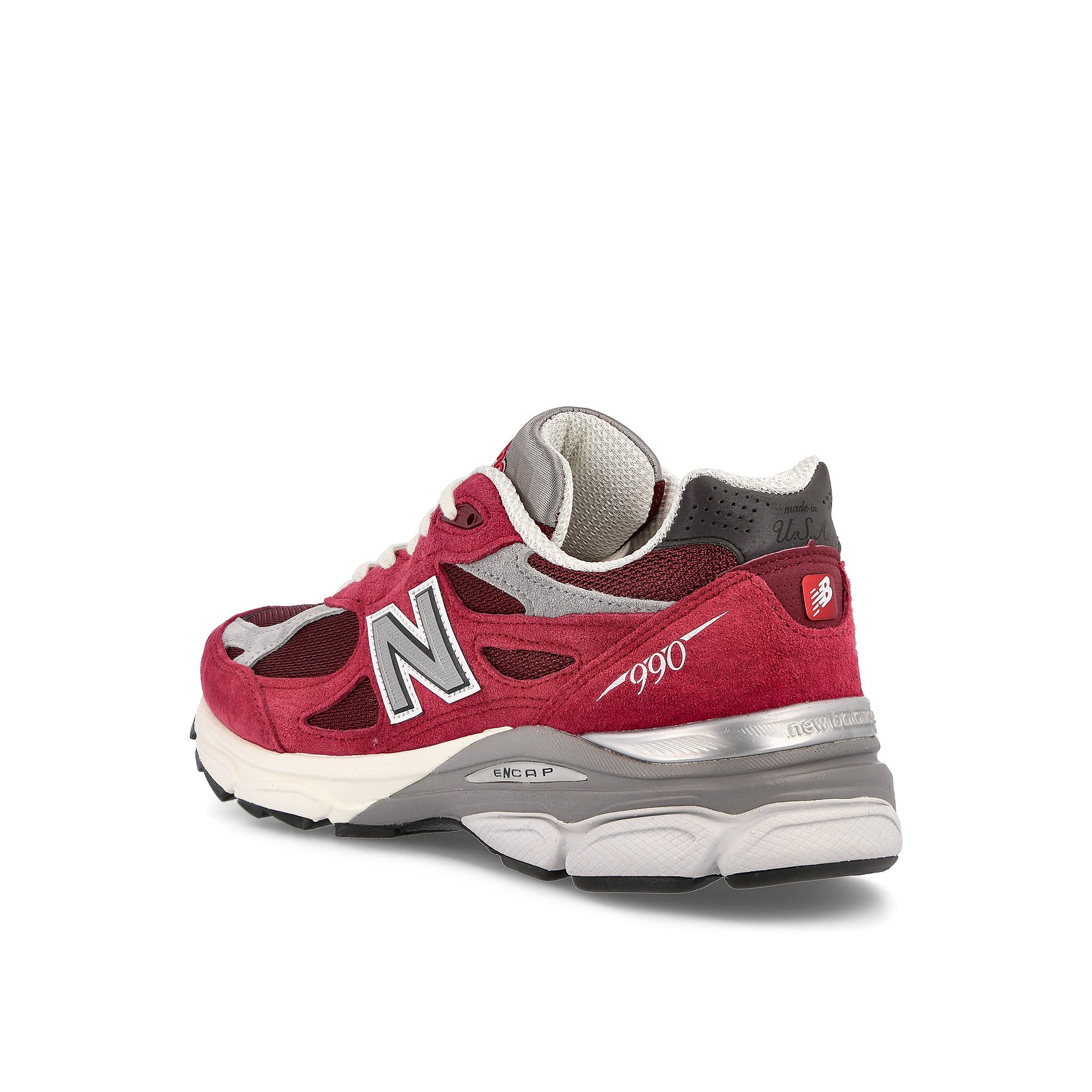 New Balance m990tf3 Red Low Top Sneakers Material | Overkill