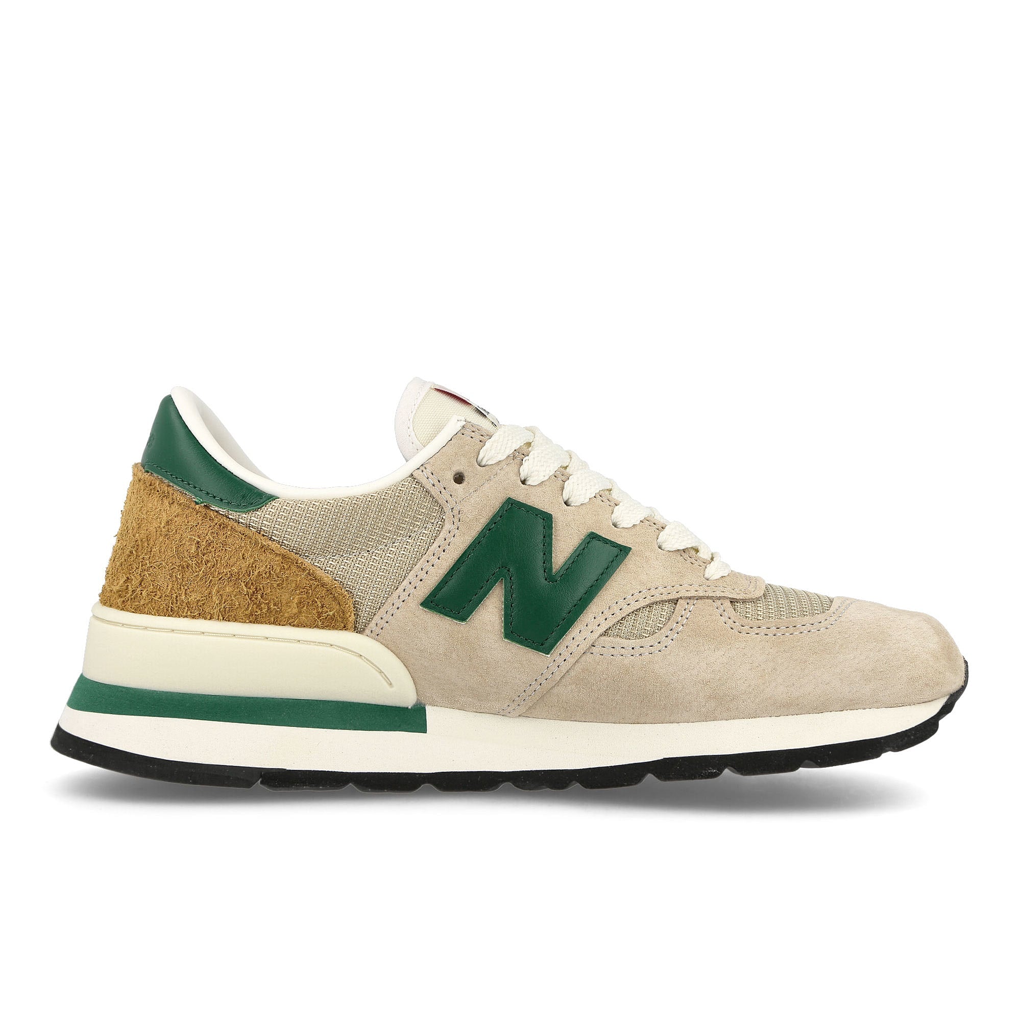 New Balance M990TG1 Beige-Green Low Top Sneakers Silhouette | Overkill