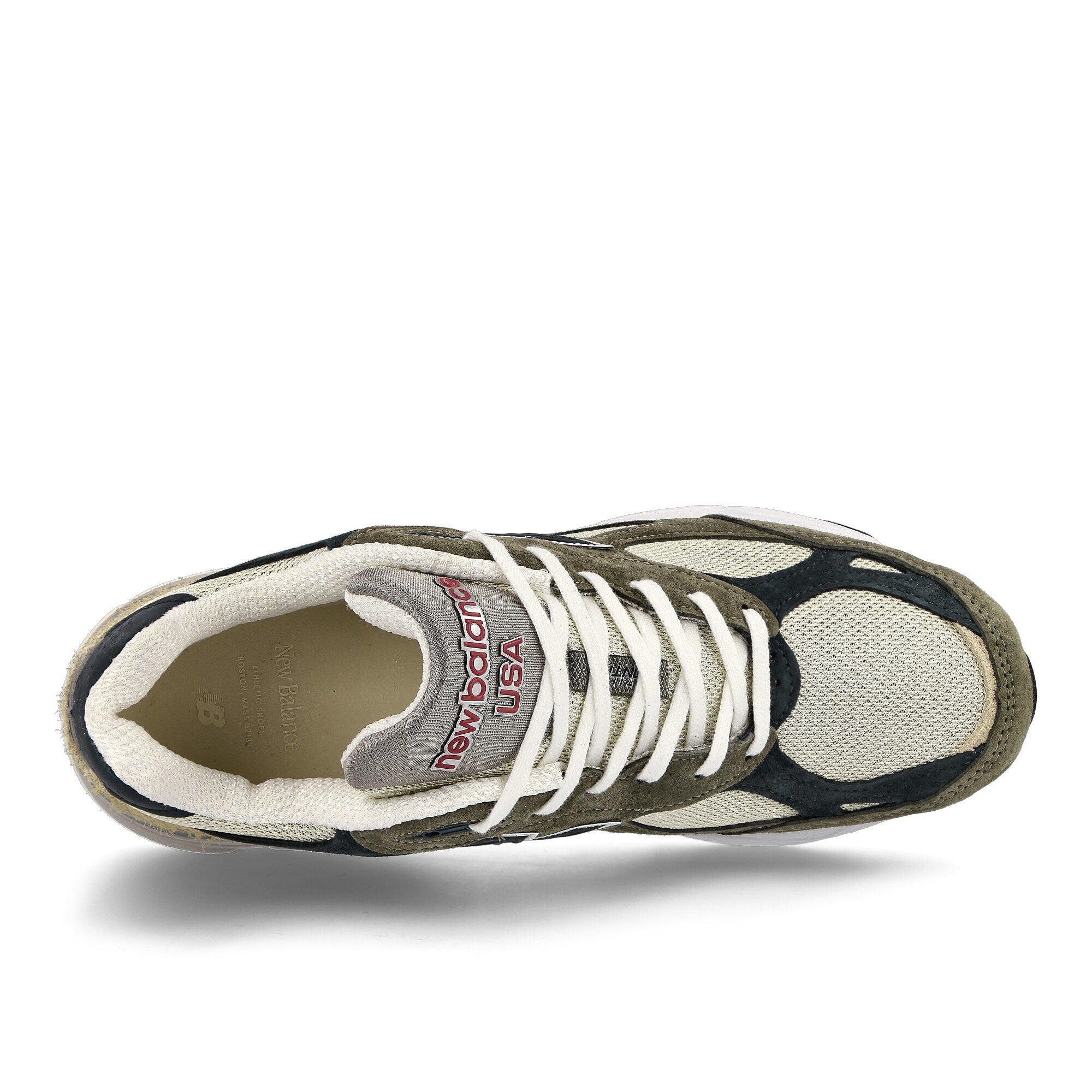 New Balance m990to3 Green / White Low Top Sneakers Detailfoto | Overkill