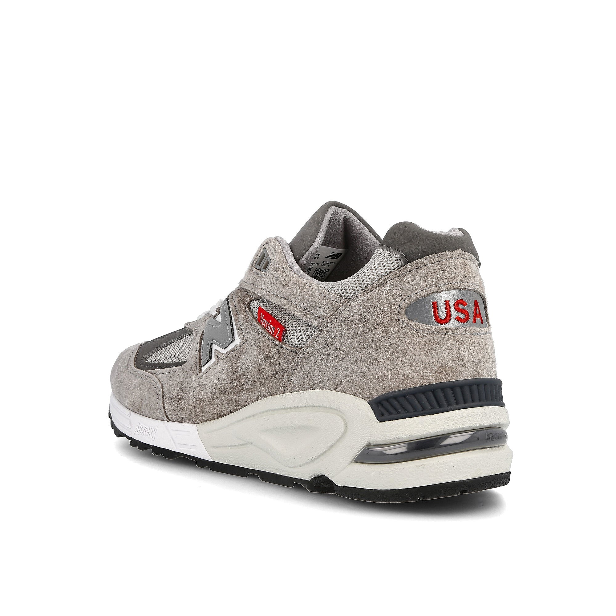 New Balance m 990 vs2 Grey / White Close-up | Overkill