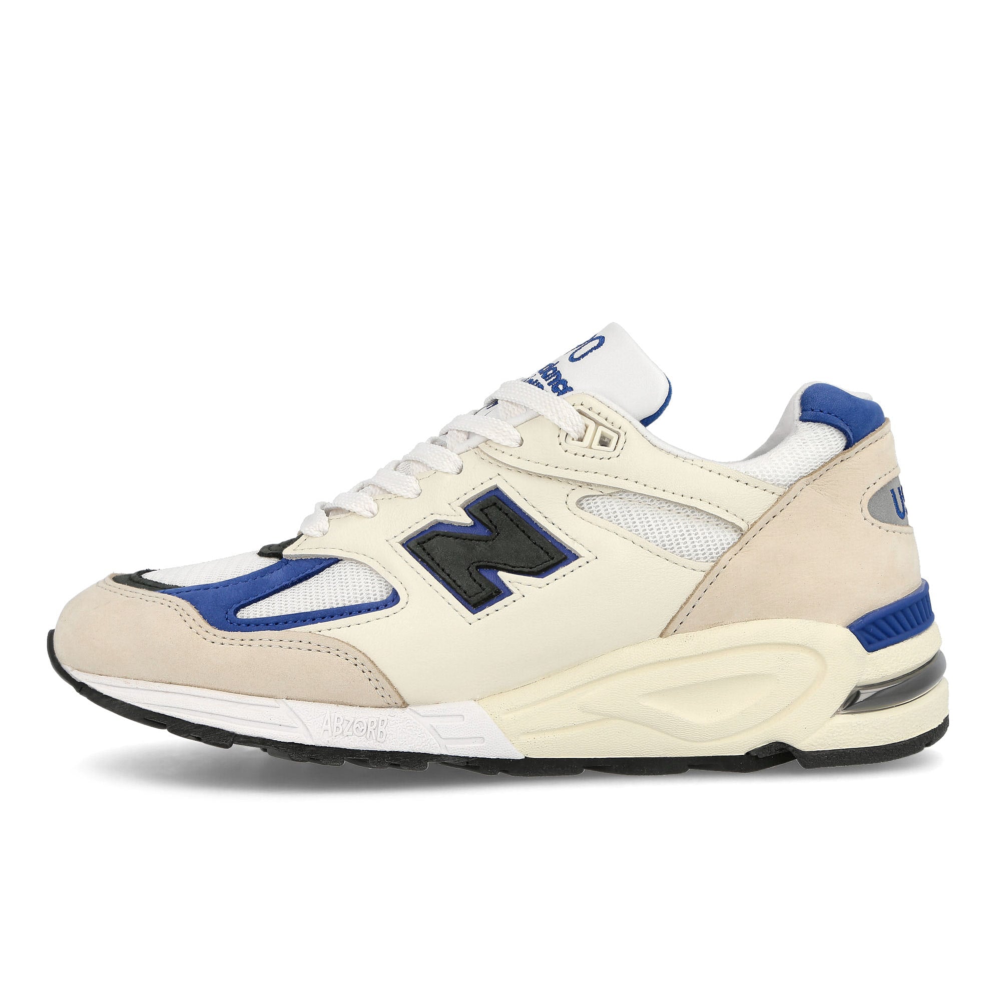 New Balance M990WB2 White-Blue Low Top Sneakers M990WB2 | Overkill