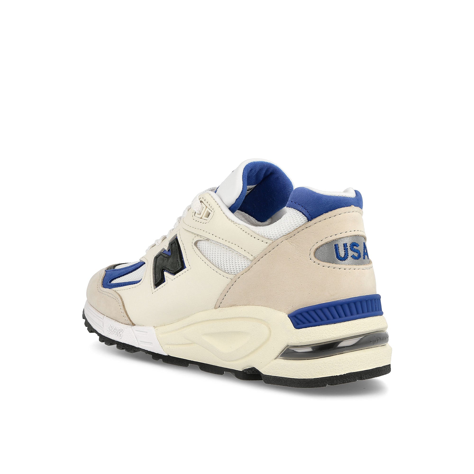 New Balance M990WB2 White-Blue Low Top Sneakers Material | Overkill