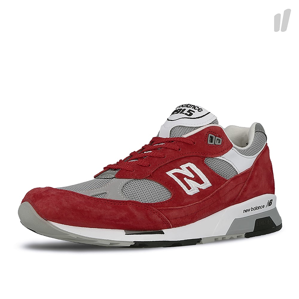 New Balance m 991.5 aa Red-Grey Low Top Sneakers Close Up | Overkill