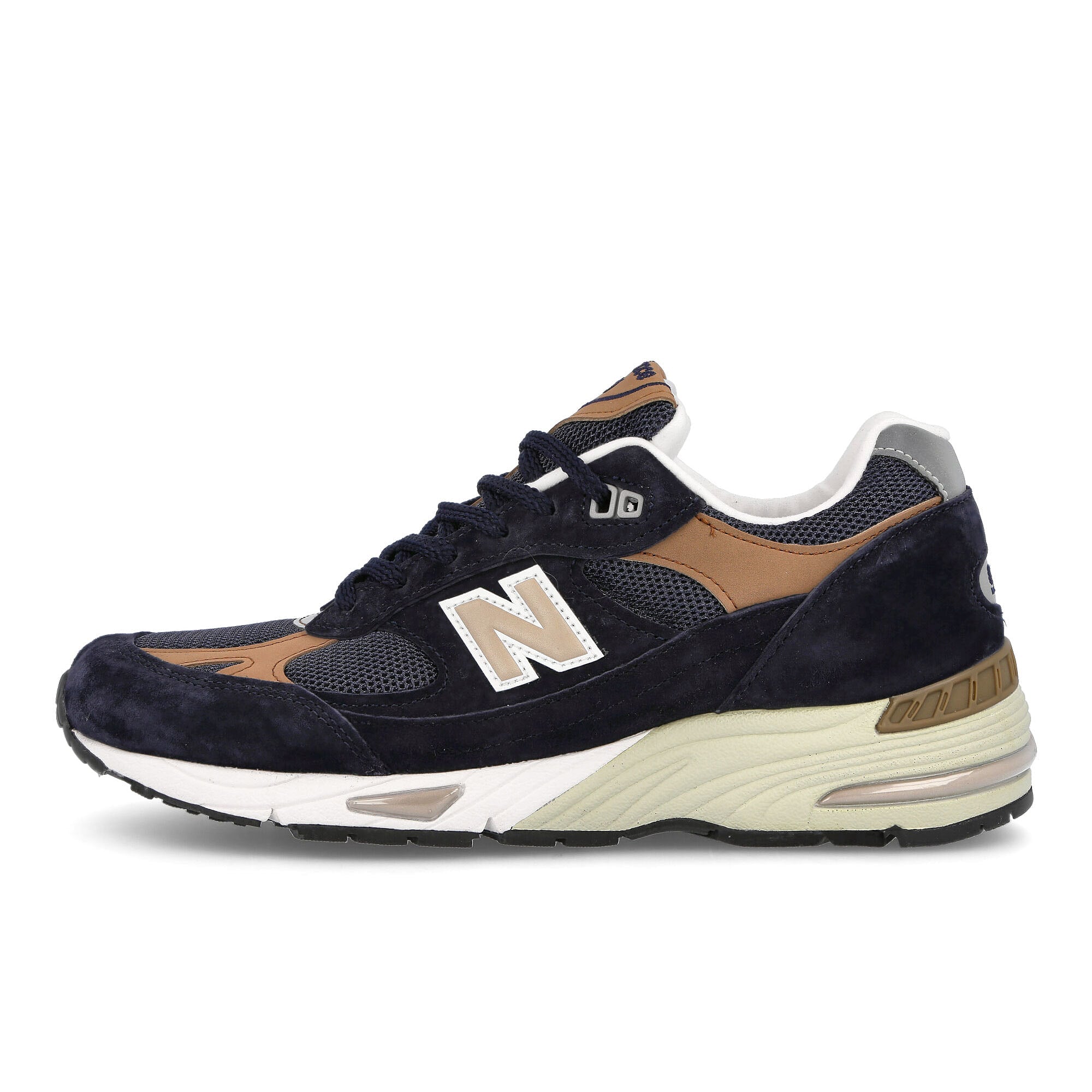 New Balance m 991 dnb Dark Navy-Brown Low Top Sneakers M 991 DNB | Overkill