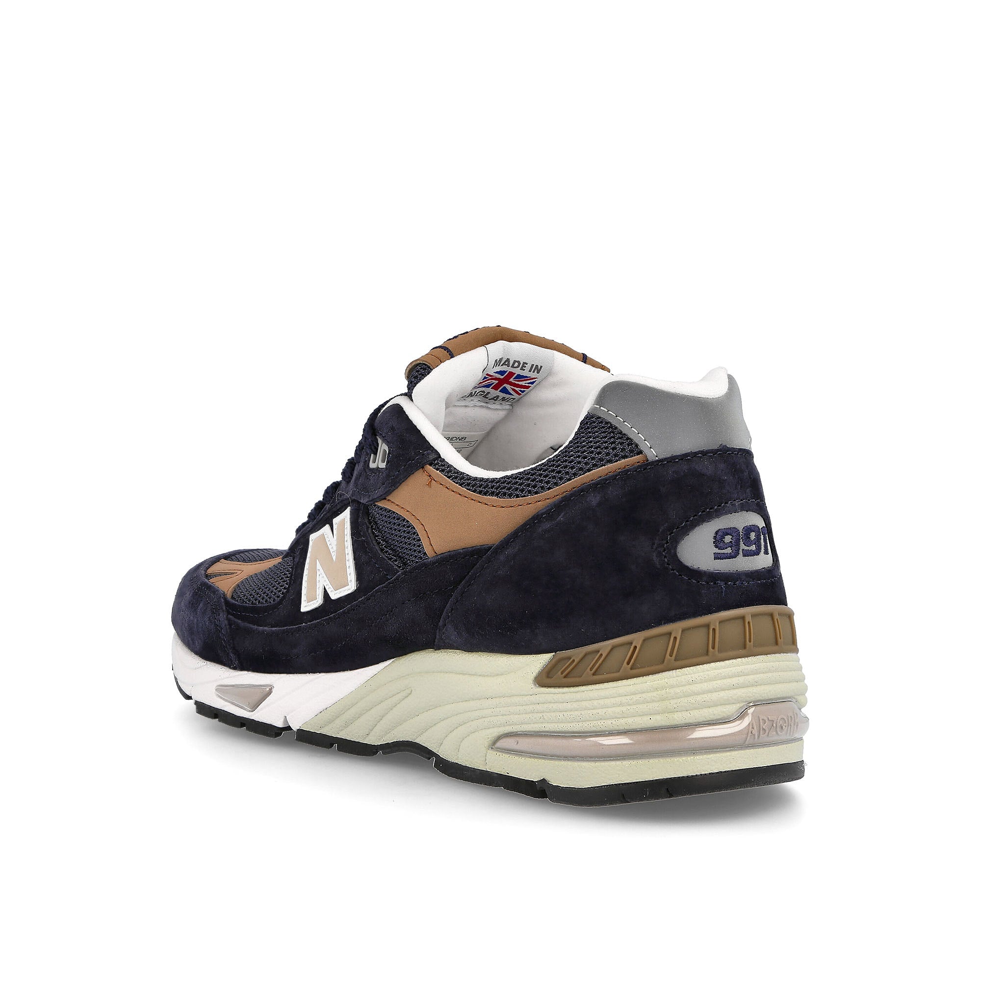 New Balance m 991 dnb Dark Navy-Brown Low Top Sneakers Material | Overkill