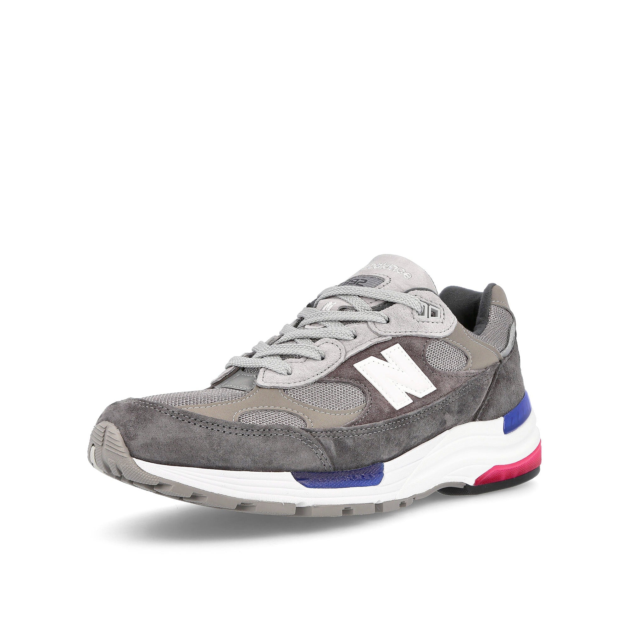 New Balance m 992 ag Grey-Blue Low Top Sneakers Close Up | Overkill
