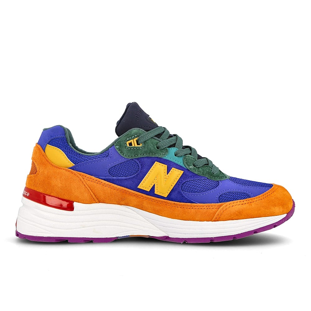 New Balance m 992 mc Orange-Blue Low Top Sneakers Silhouette | Overkill
