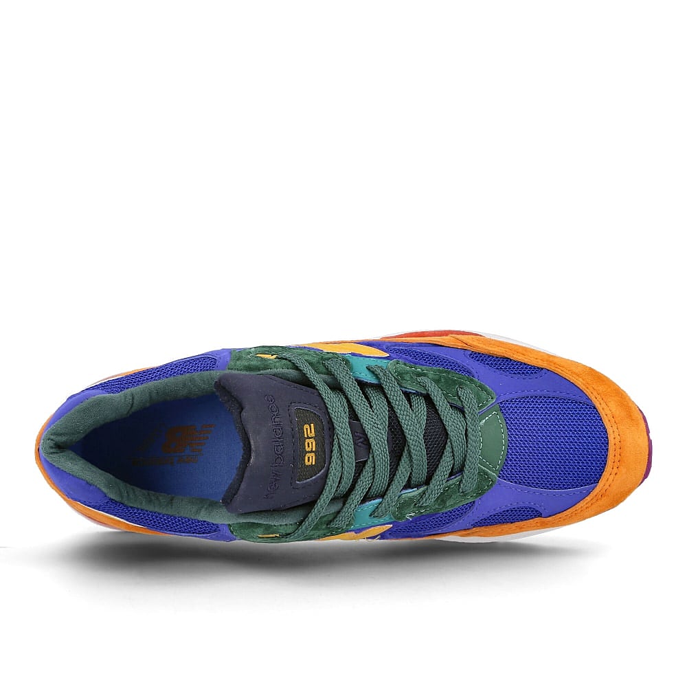 New Balance m 992 mc Orange-Blue Low Top Sneakers Detailfoto | Overkill