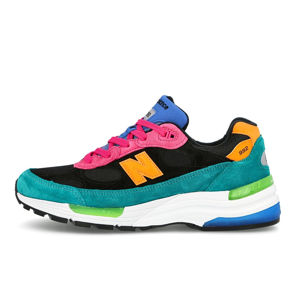 New Balance m 992 re Green-Pink Low Top Sneakers 821071-60-6 | Overkill