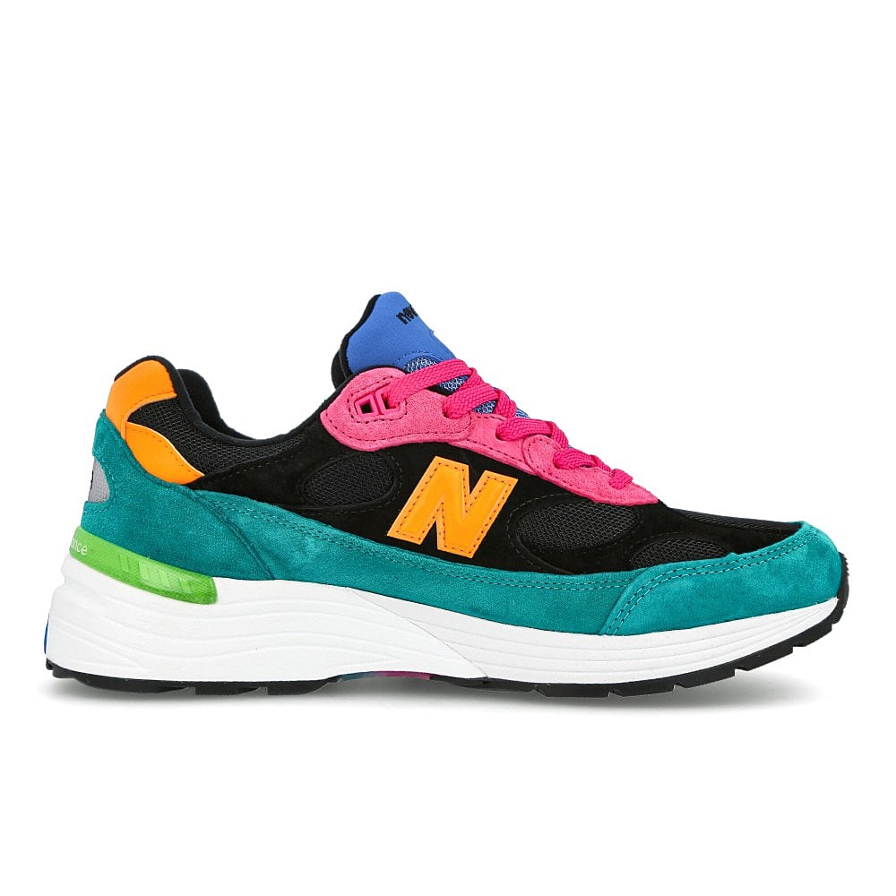 New Balance m 992 re Green-Pink Low Top Sneakers Silhouette | Overkill