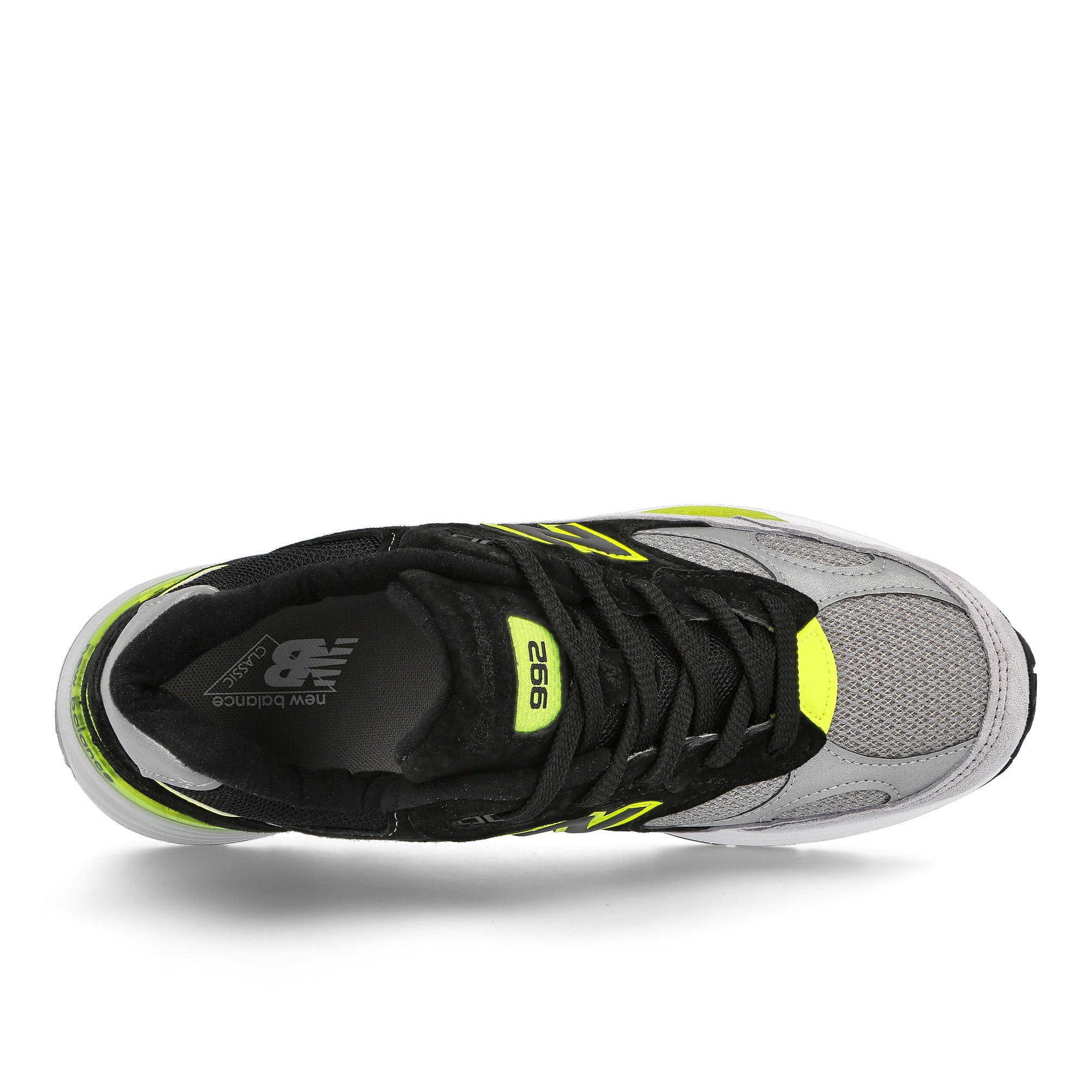 New Balance m 992 tq Grey-Black-Volt Low Top Sneakers Detailfoto | Overkill