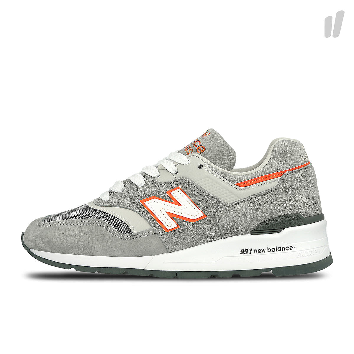 New Balance m 997 cht Grey-Orange Low Top Sneakers 521191-60-12 | Overkill
