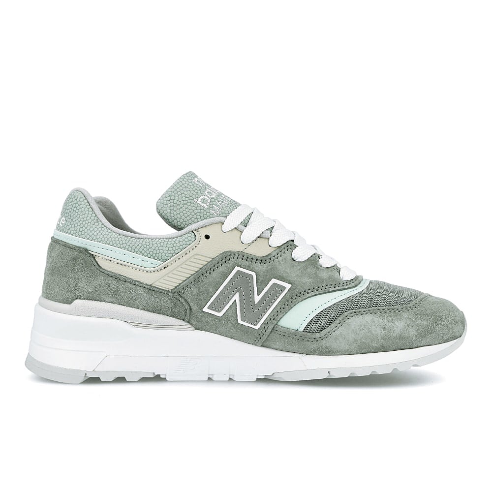 New Balance m 997 sob Green-White Low Top Sneakers Silhouette | Overkill