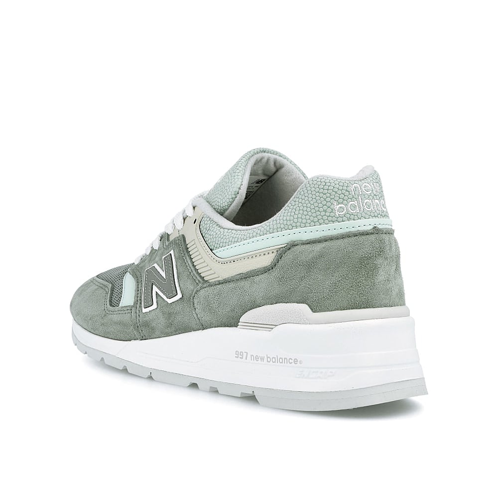 New Balance m 997 sob Green-White Low Top Sneakers Material | Overkill