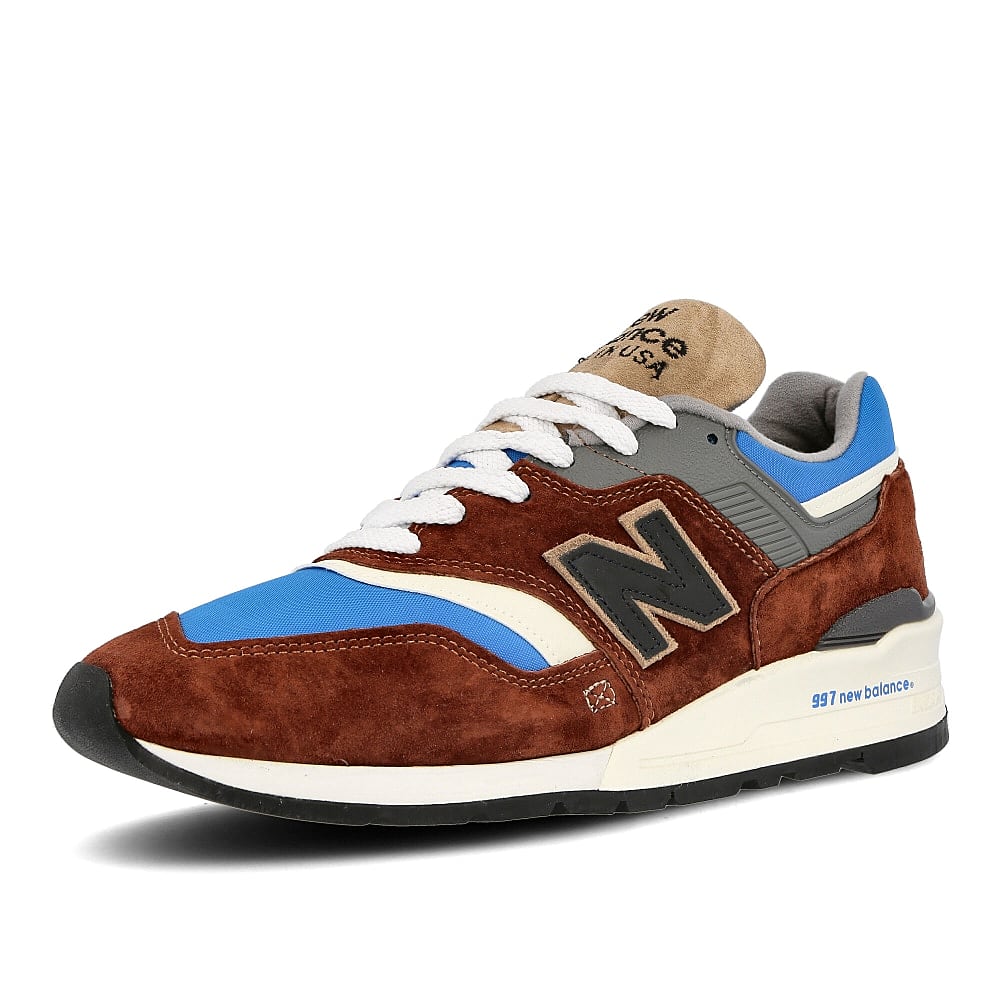 New Balance m 997 soe Brown Low Top Sneakers Close Up | Overkill