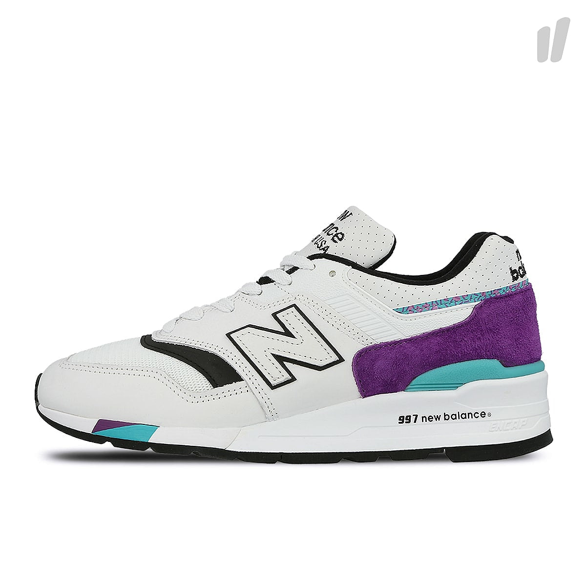 New Balance m 997 wea White-Purple Low Top Sneakers 638451-60-3 | Overkill