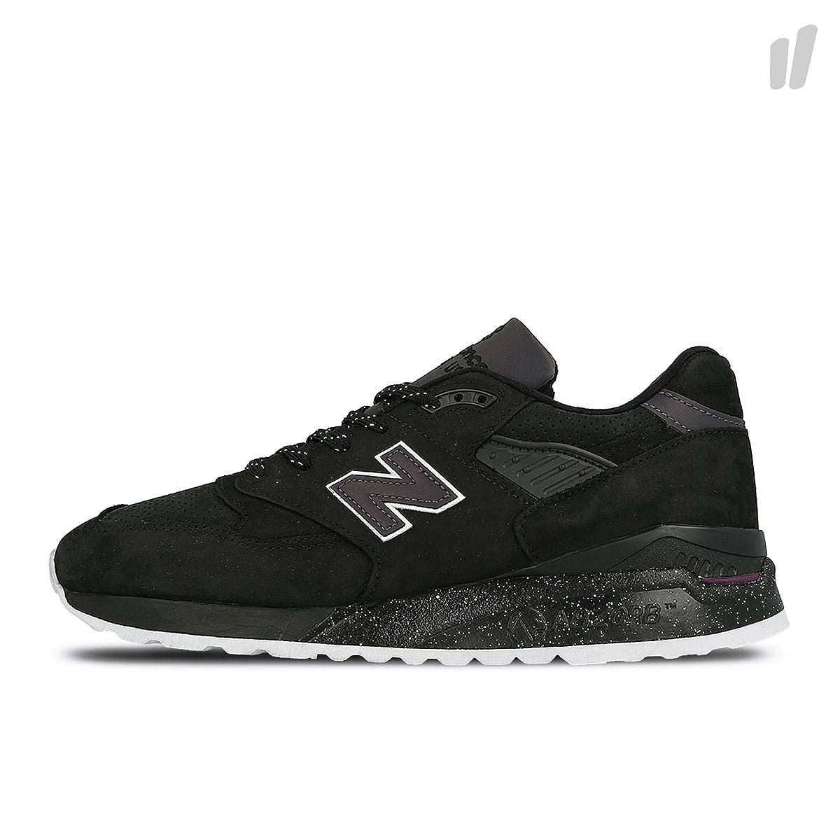 New Balance m 998 abk Black Low Top Sneakers 601691-60-8 | Overkill