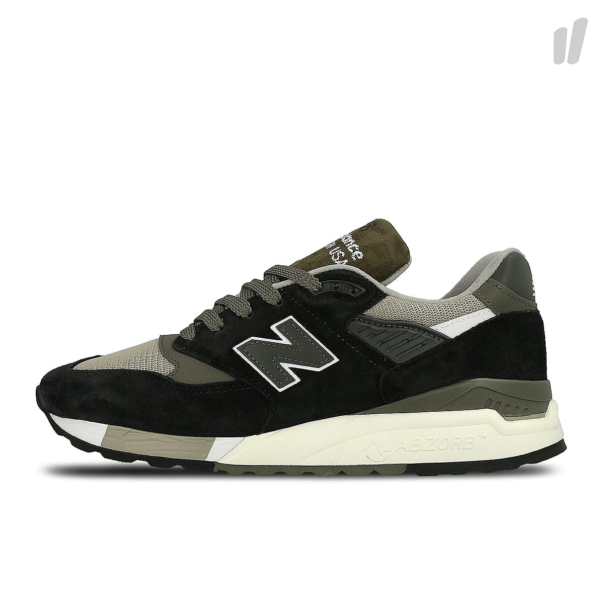 New Balance m 998 ctr Black-Green Low Top Sneakers 545021-60-8 | Overkill