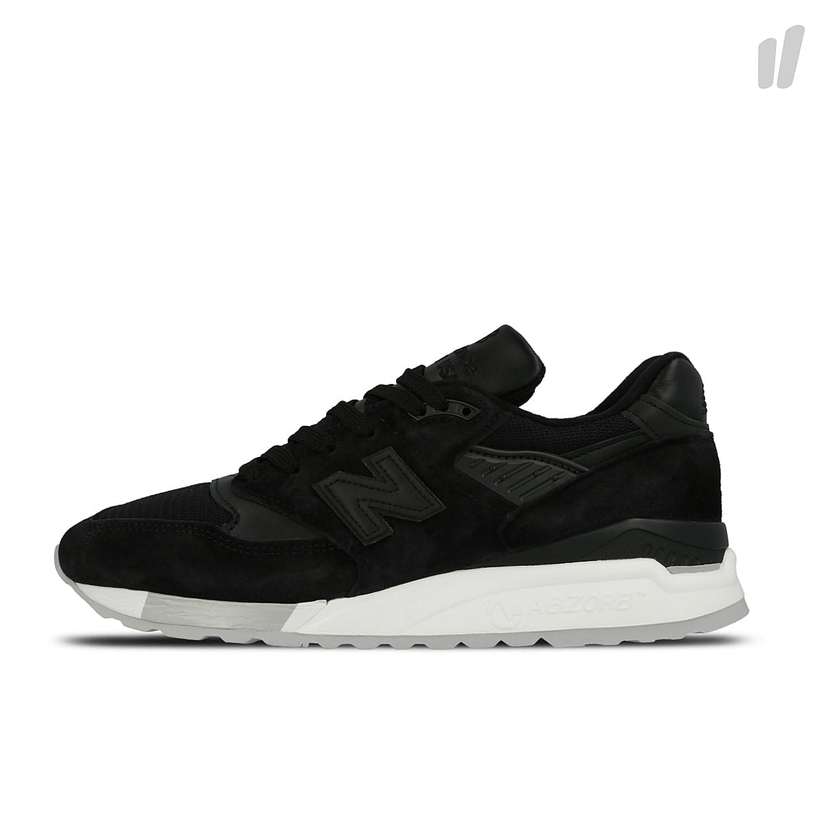 New Balance m 998 nj Black Low Top Sneakers 580731-60-122 | Overkill