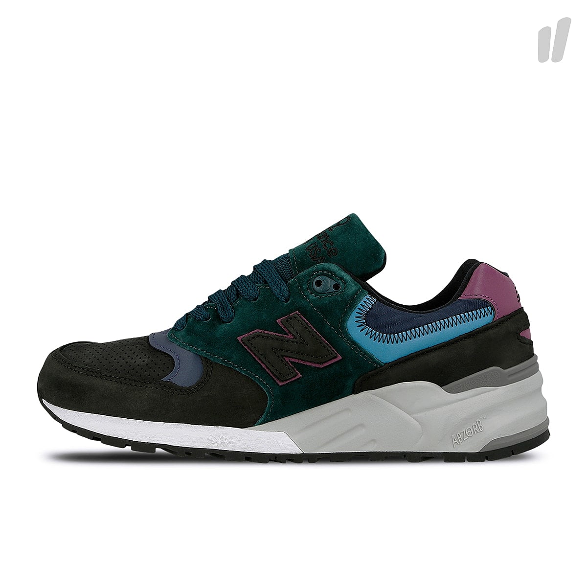 New Balance m 999 jtb Teal / Black Low Top Sneakers 675711-60-8 | Overkill